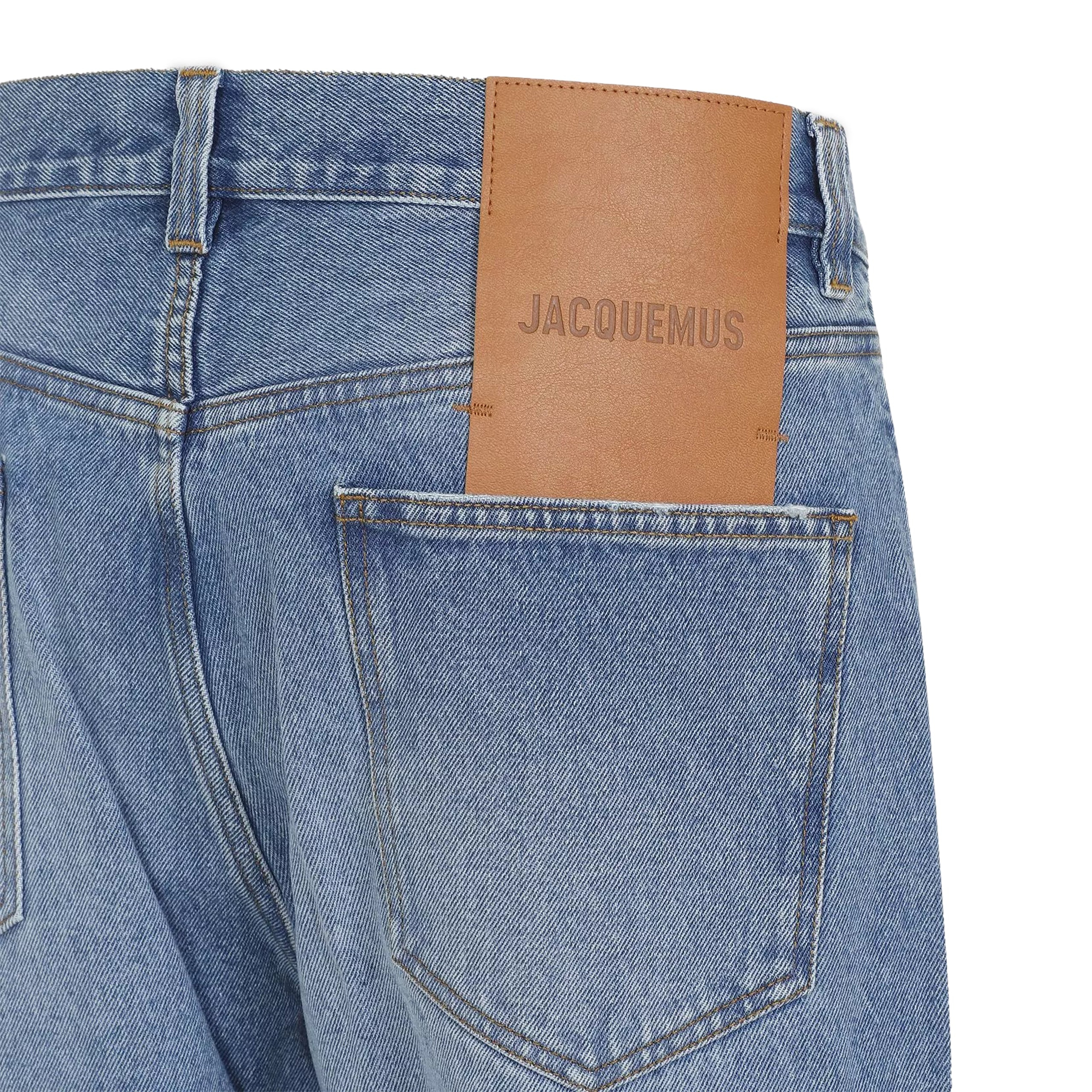 Jacquemus Straight Leg Jeans In Blue