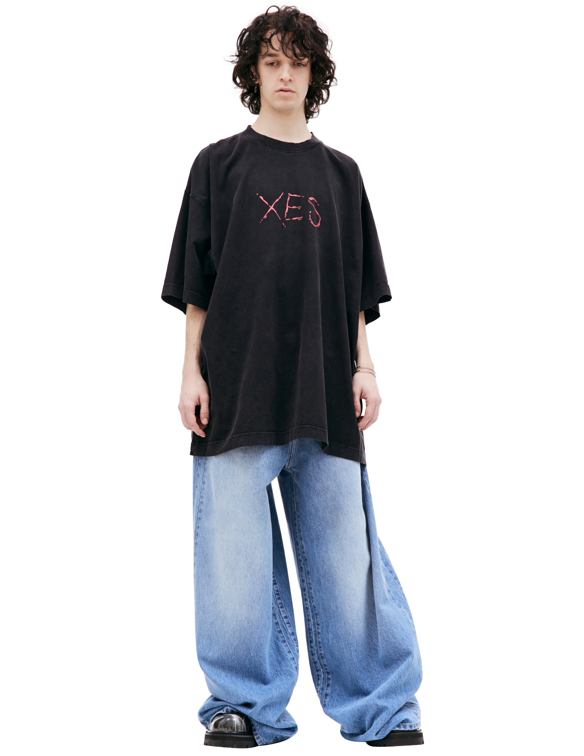 Vetements Xes Printed T-shirt In Black