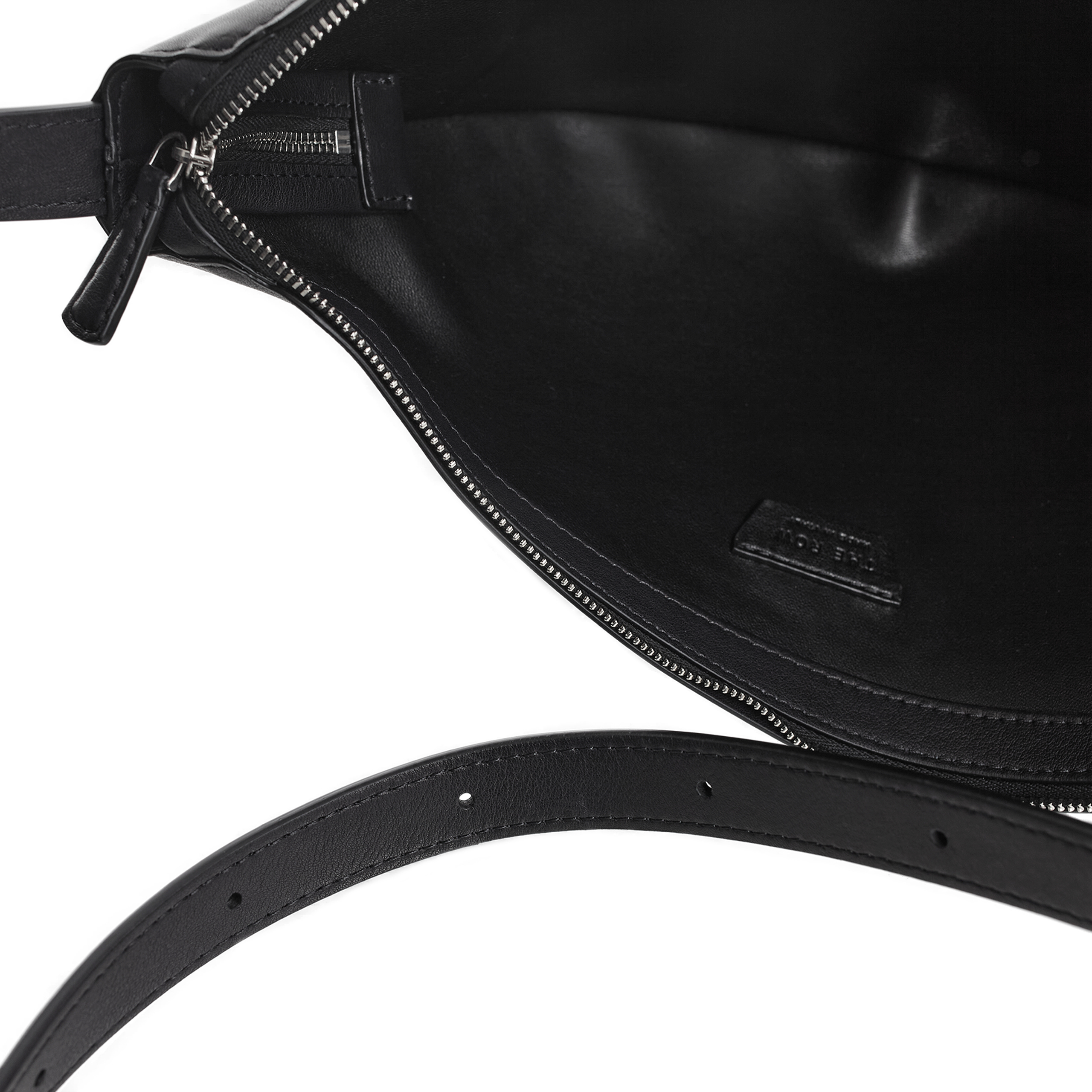 The Row Leather Bag Jouvette In Black