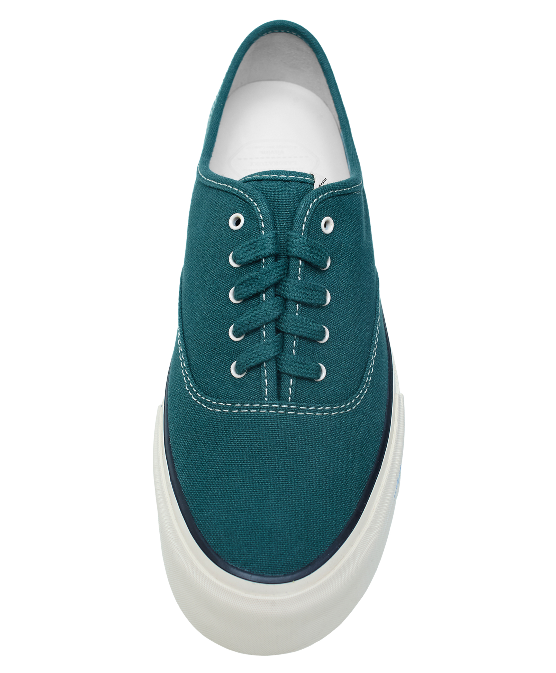 Shop Visvim Logan Deck Сanvas Sneakers In Green