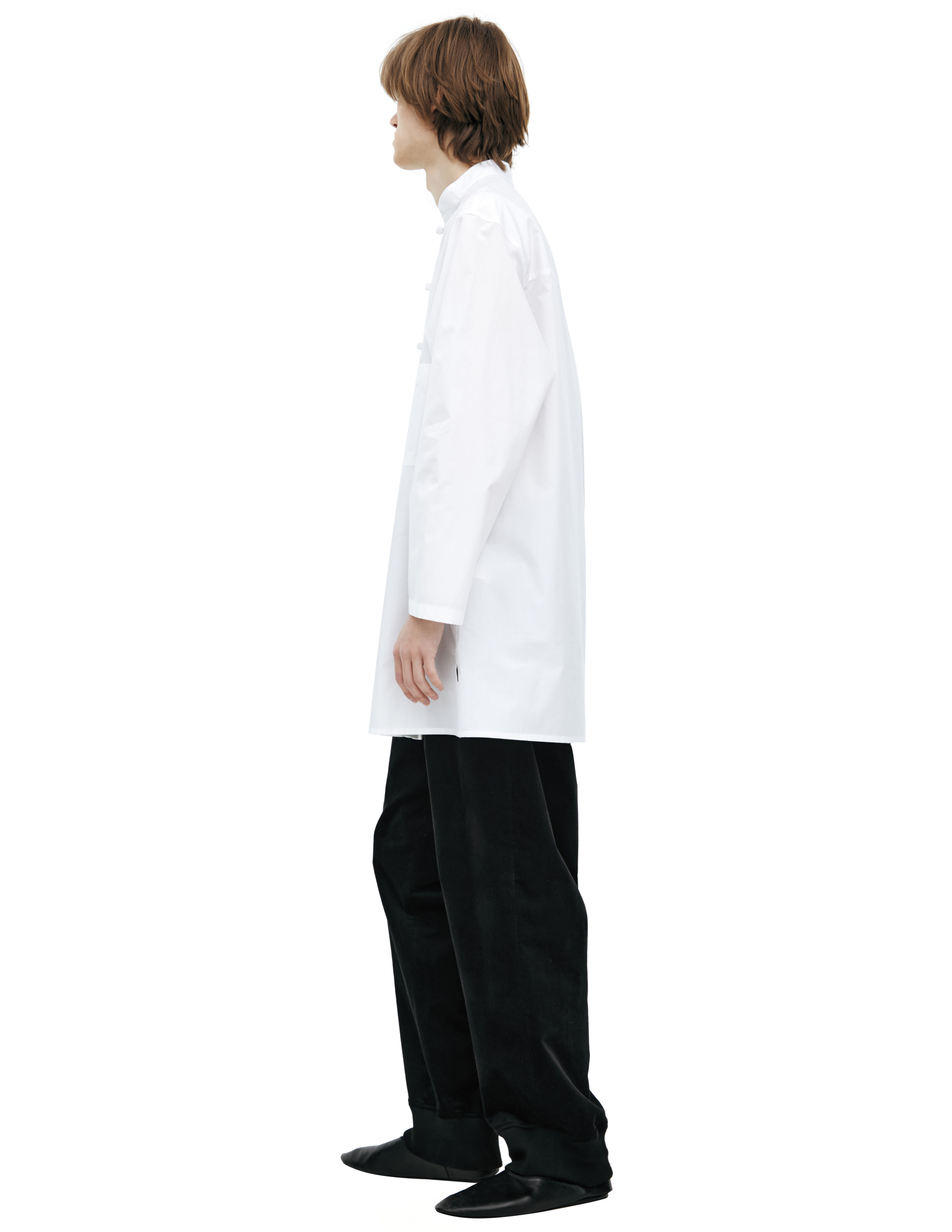 Yohji Yamamoto White Button-down Shirt