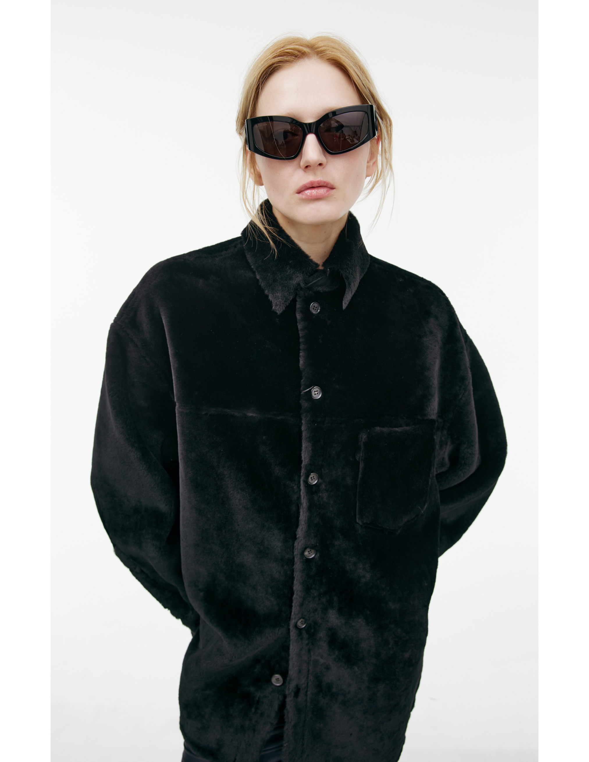 Marni Double-sided Leather Jacket In Black