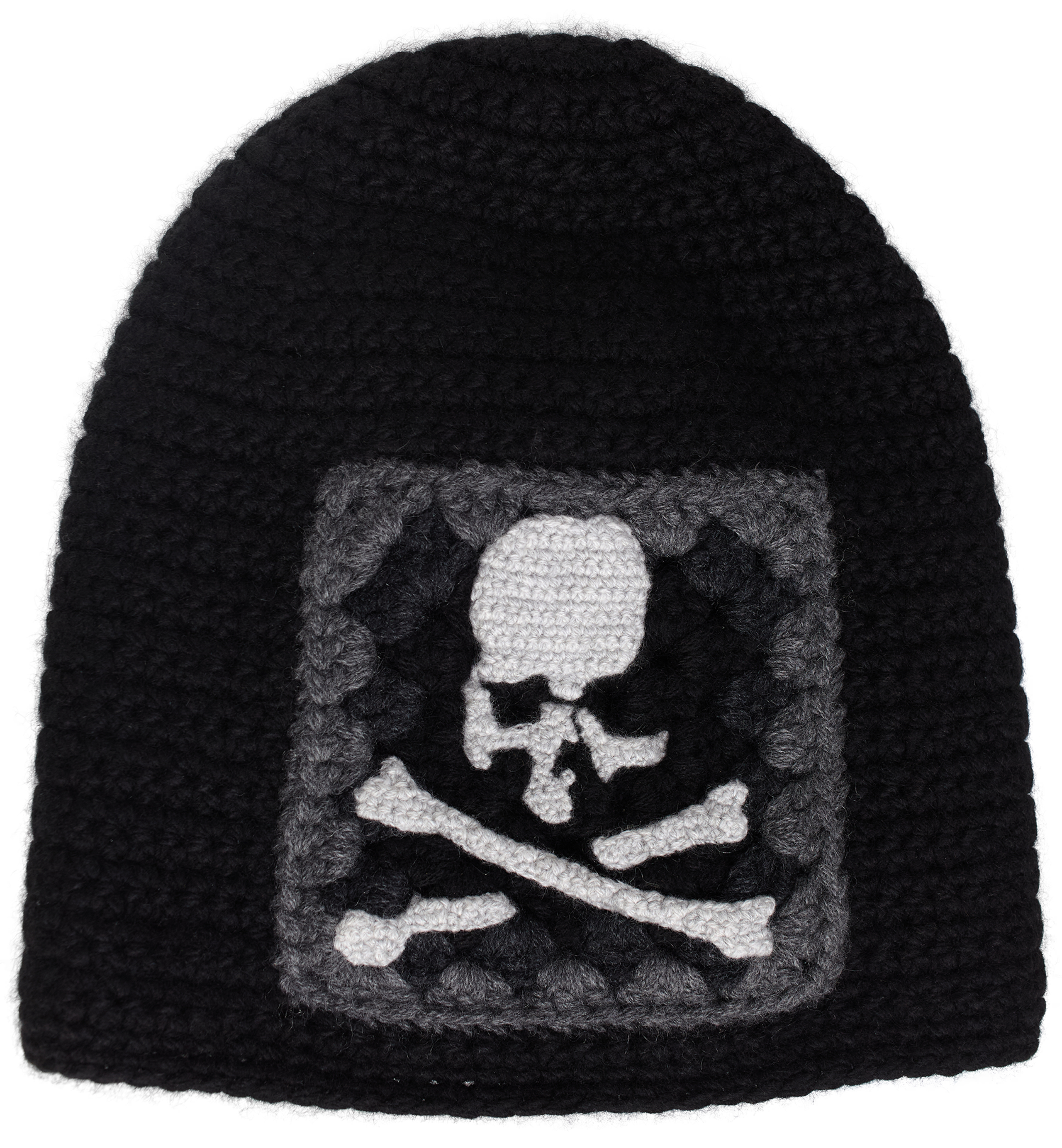 Buy Mastermind WORLD men black chunky knit beanie for $835 online