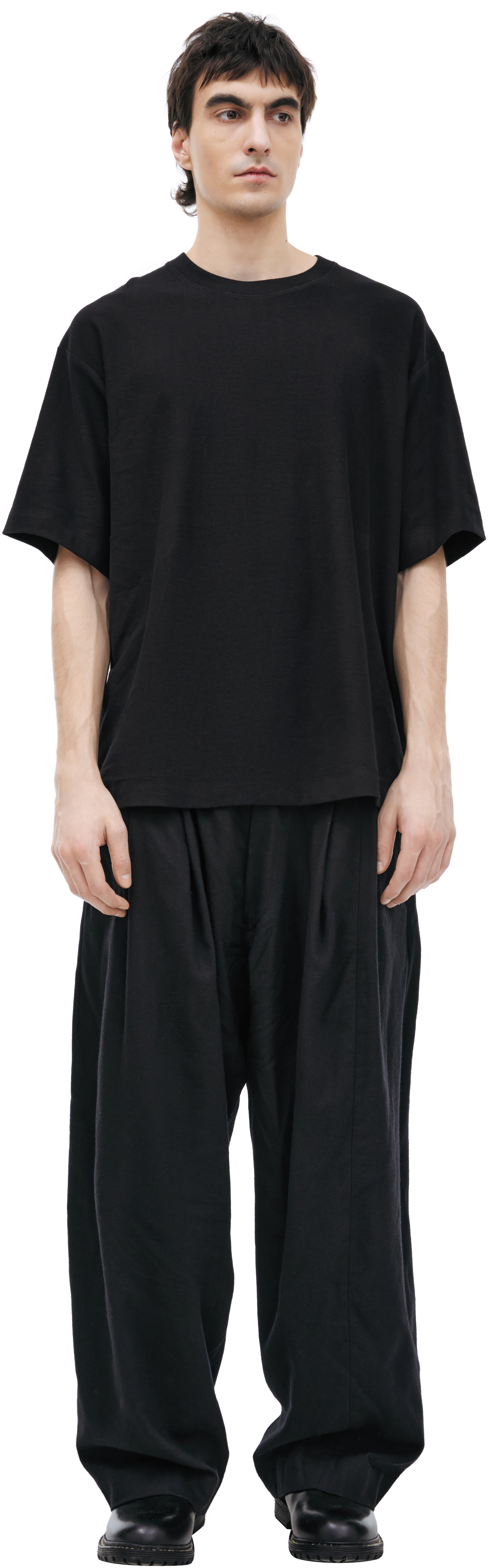 Buy Ziggy Chen men black t-shirt with print for €145 online on