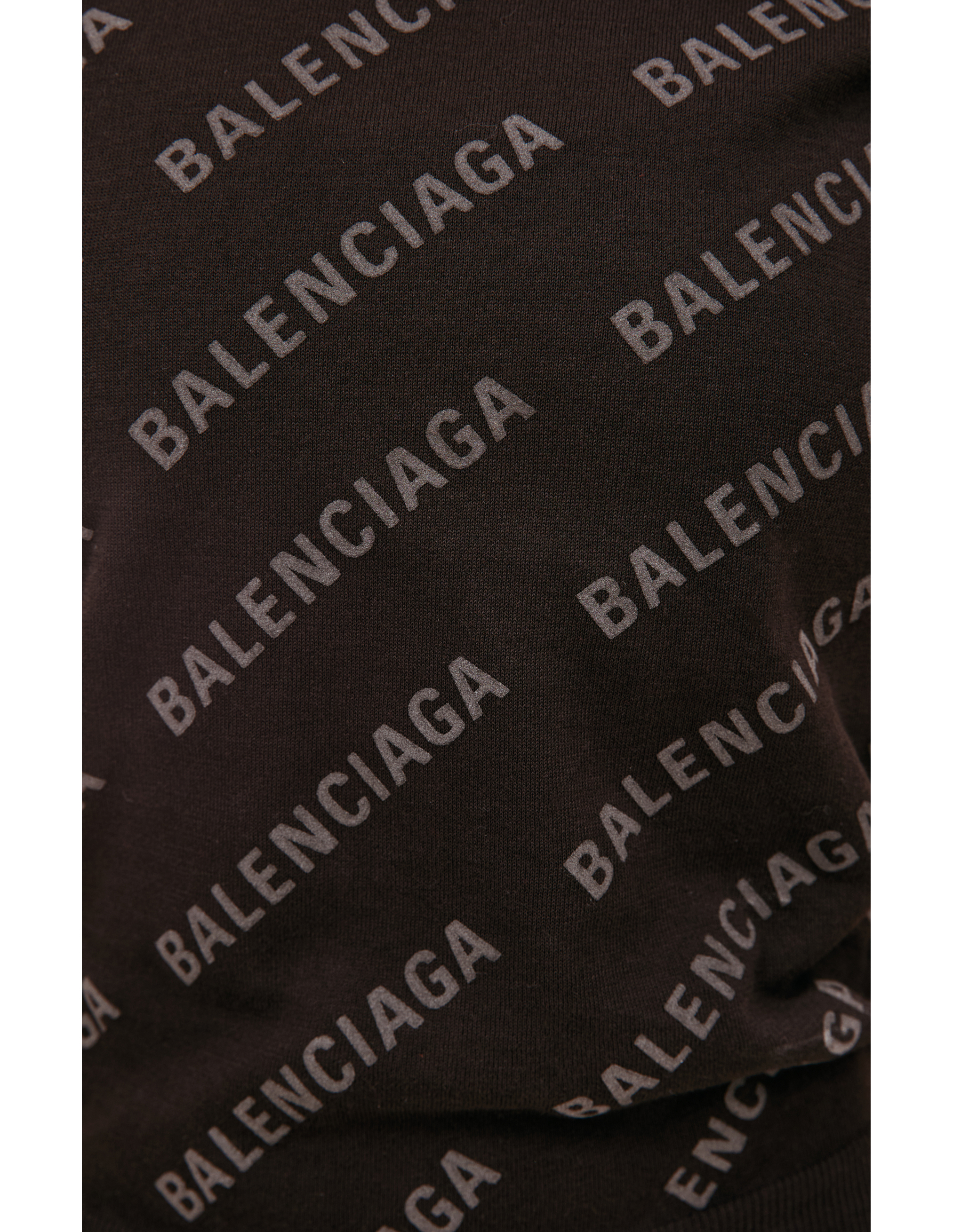 Shop Balenciaga Brown Short Sleeve Top