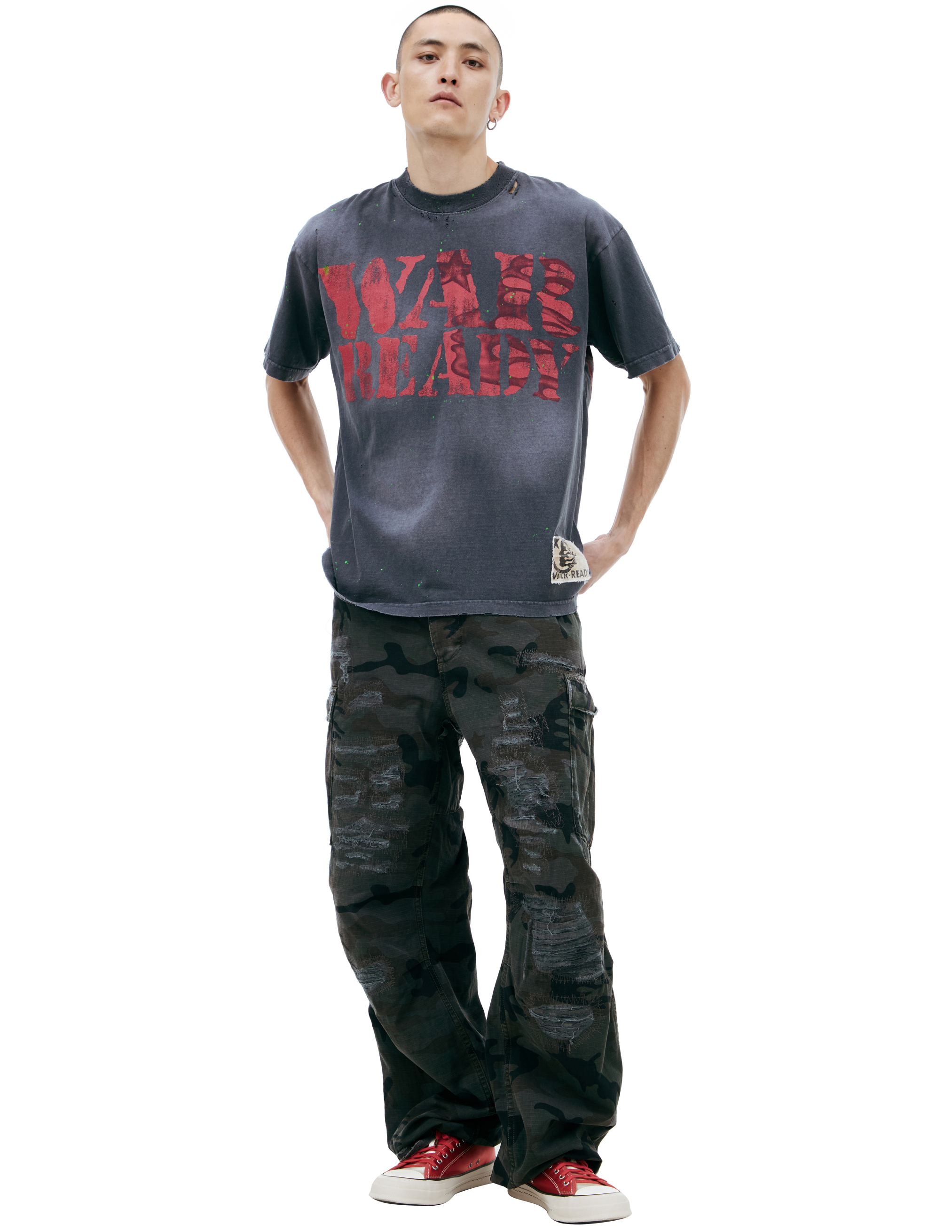 Hellstar T-shirt With Print 'war Ready'