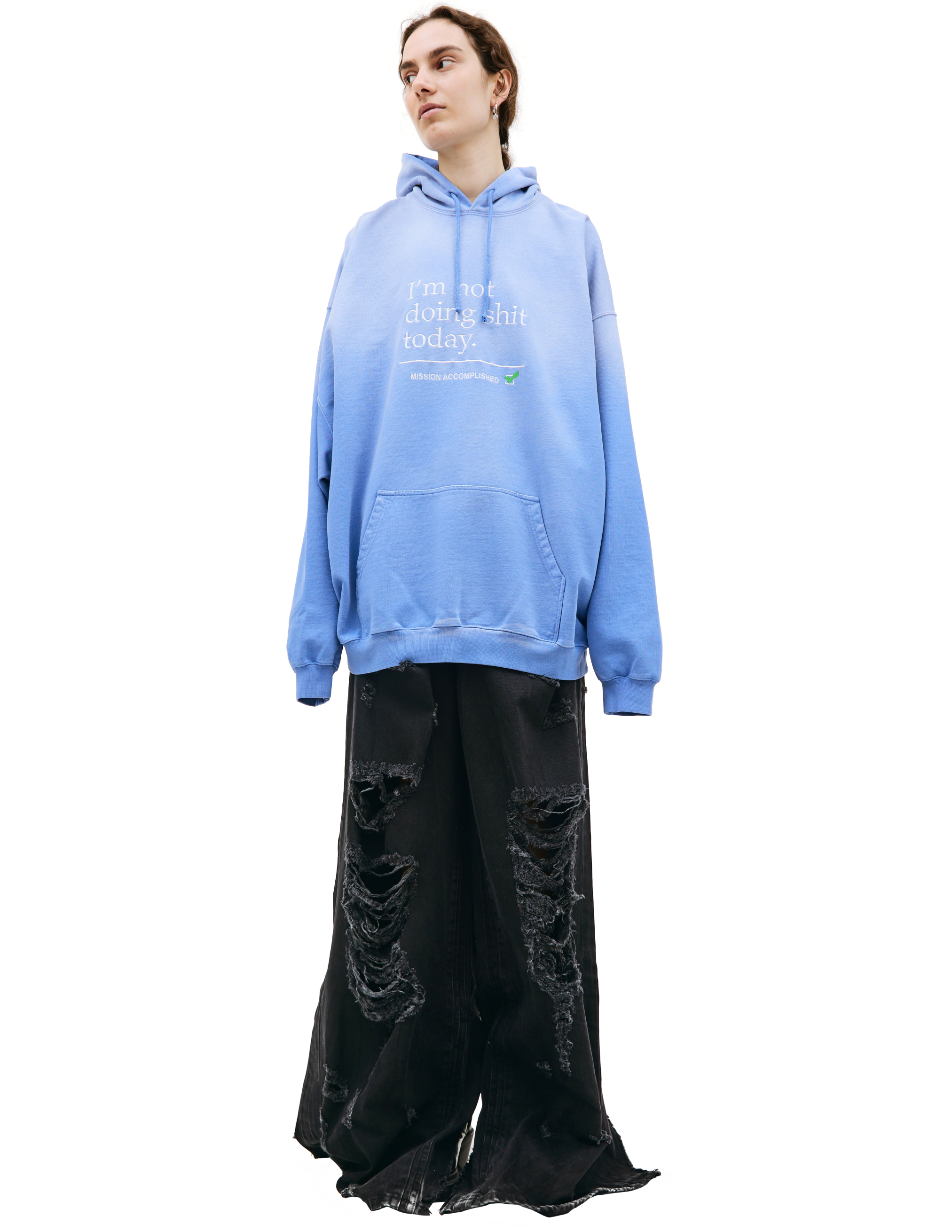 VETEMENTS 'I'm Not Doing Shit Today' hoodie