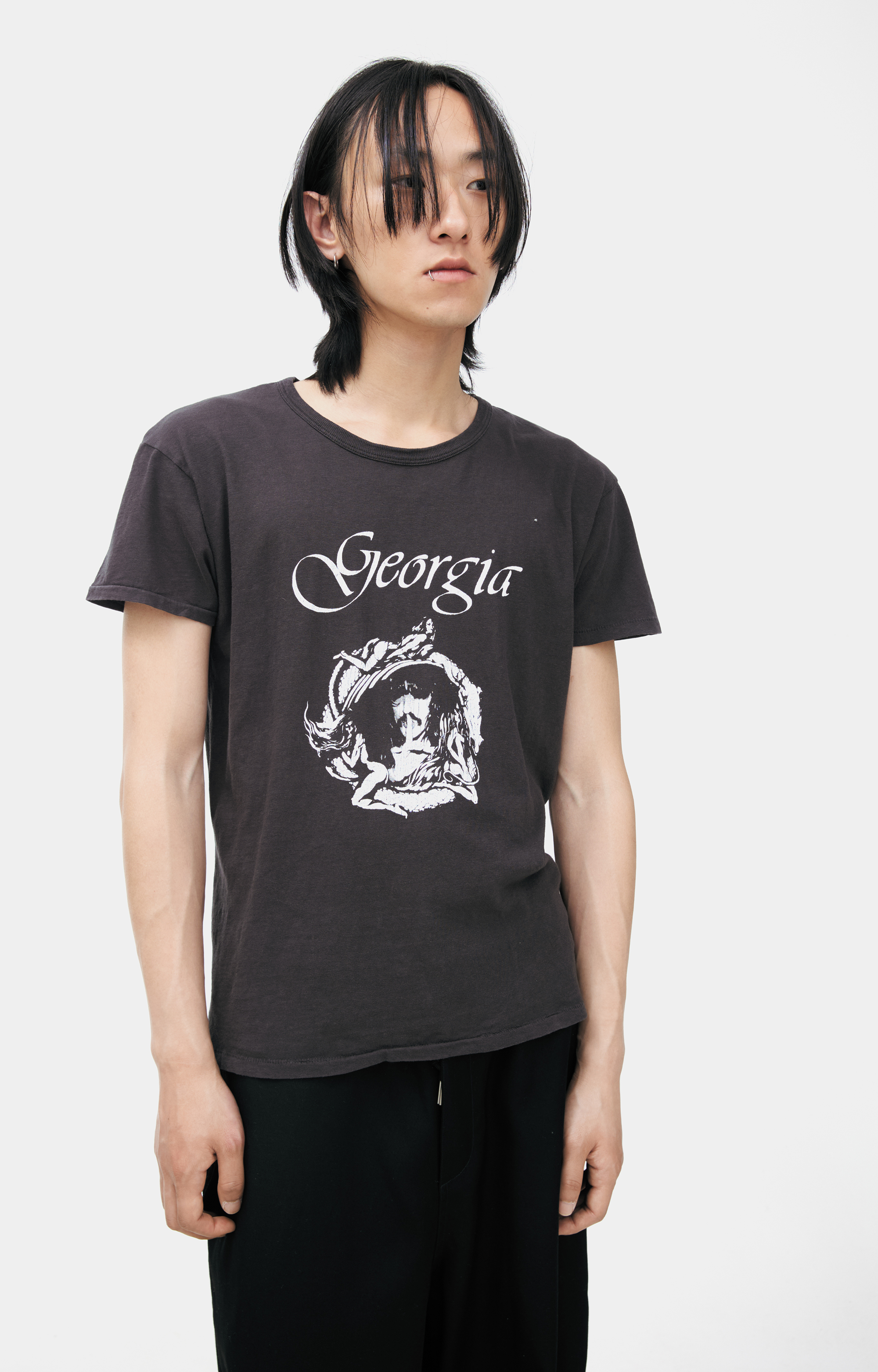 Buy Enfants Riches Déprimés men black georgia t-shirt for $780