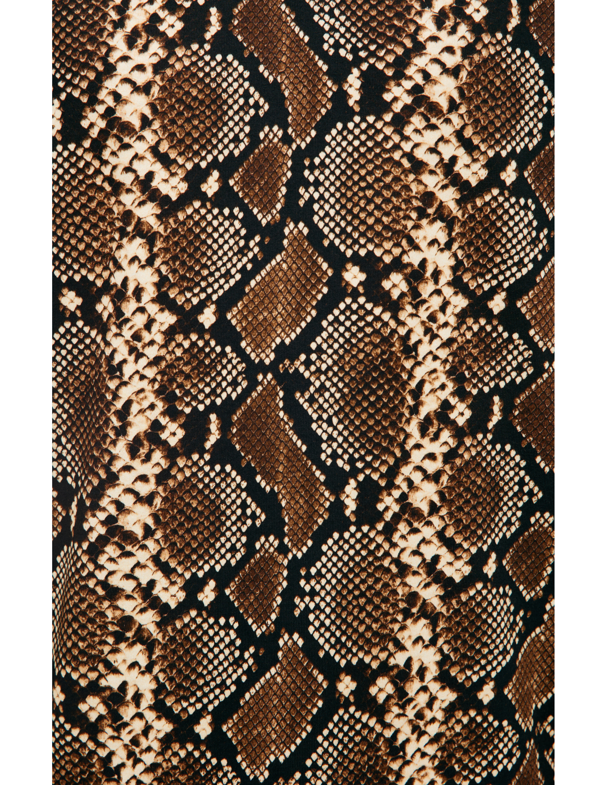 Shop Jil Sander Snake Pattern T-shirt In Brown