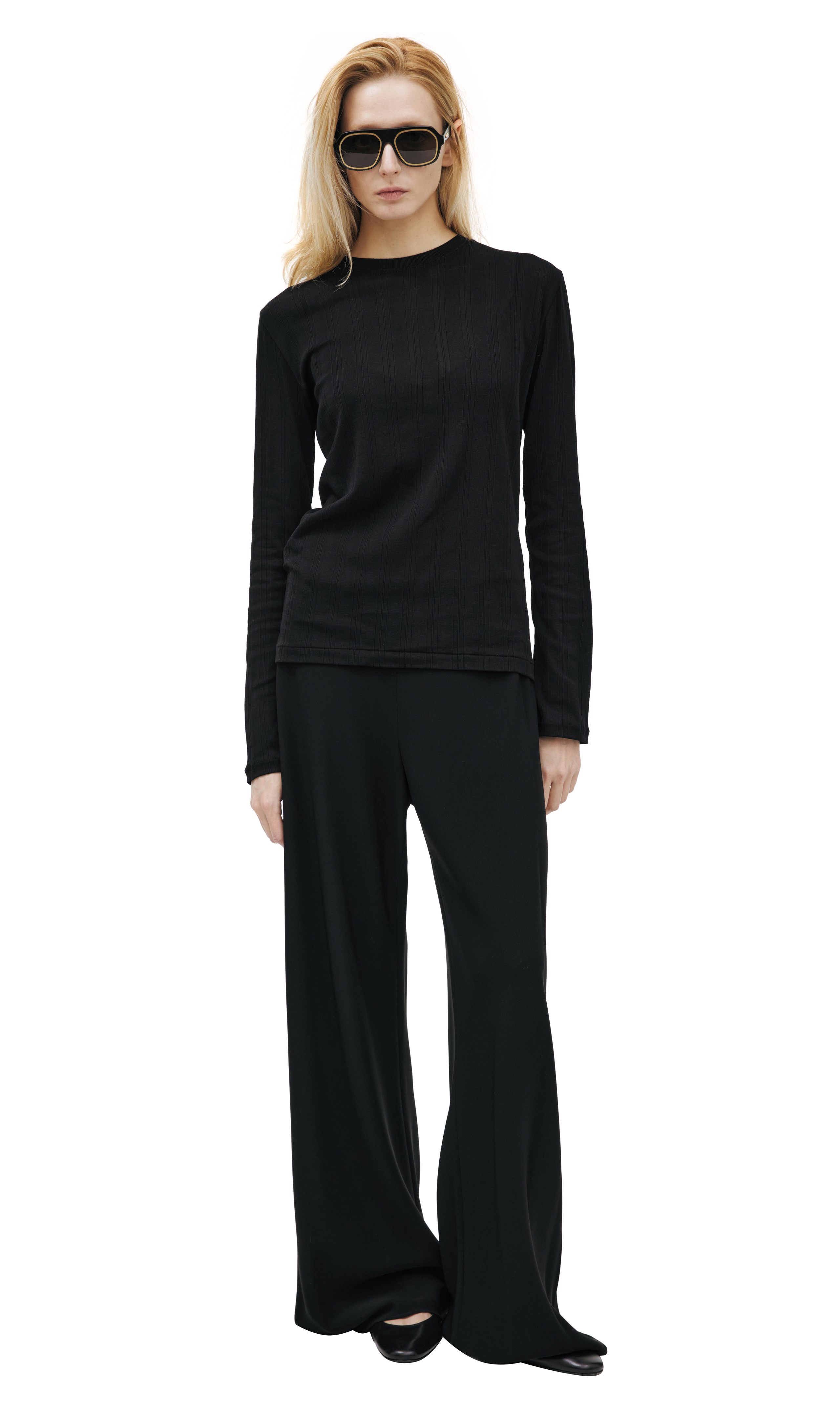 The Row Dantea Cotton Top ?? Black Size: XS