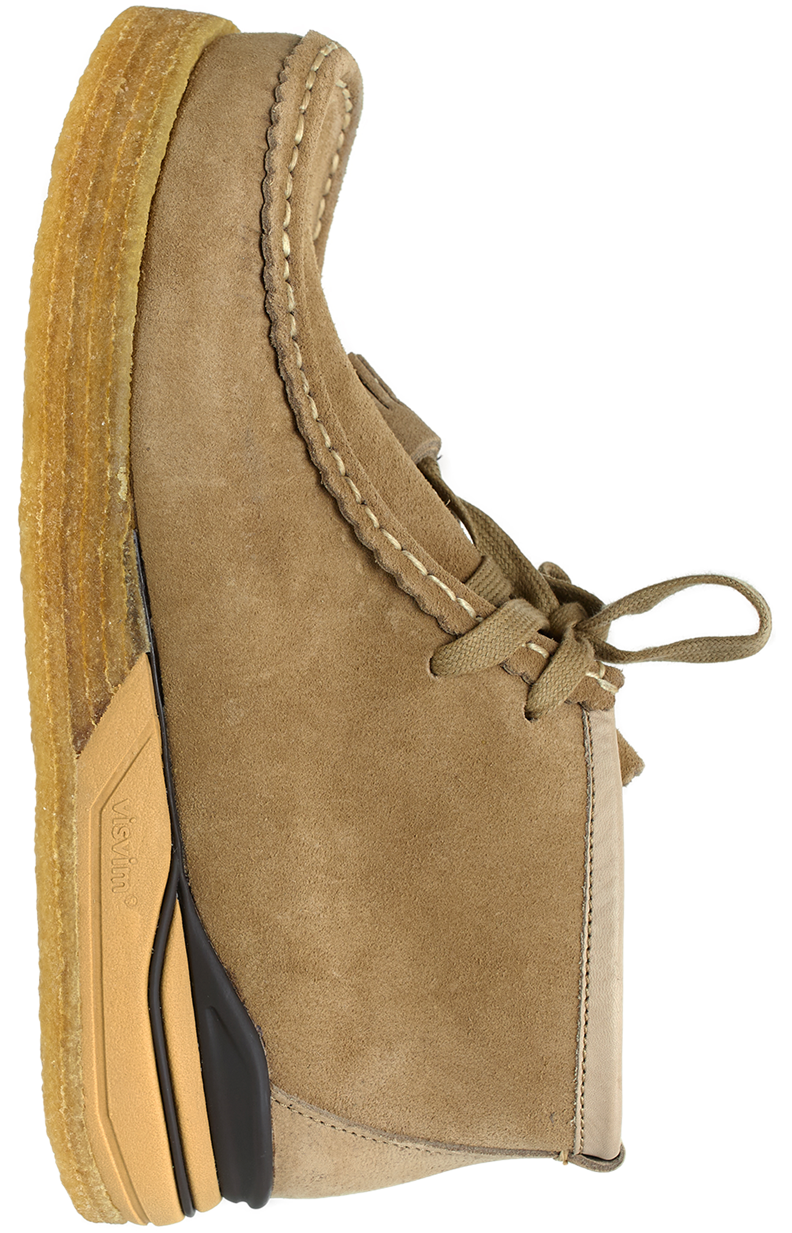 Buy visvim men beige beuys trekker-folk sand boots for $1,295