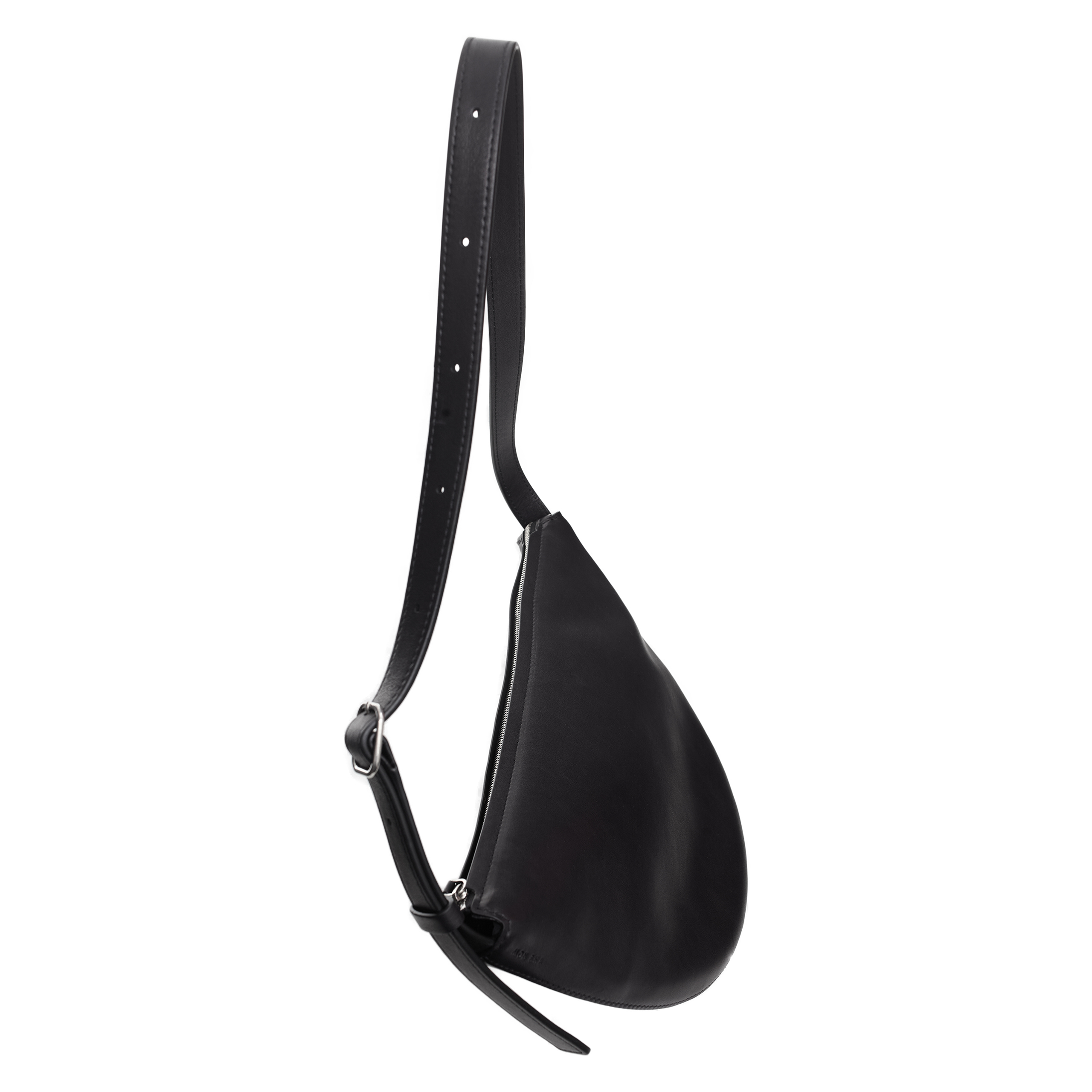 The Row Leather Bag Jouvette In Black