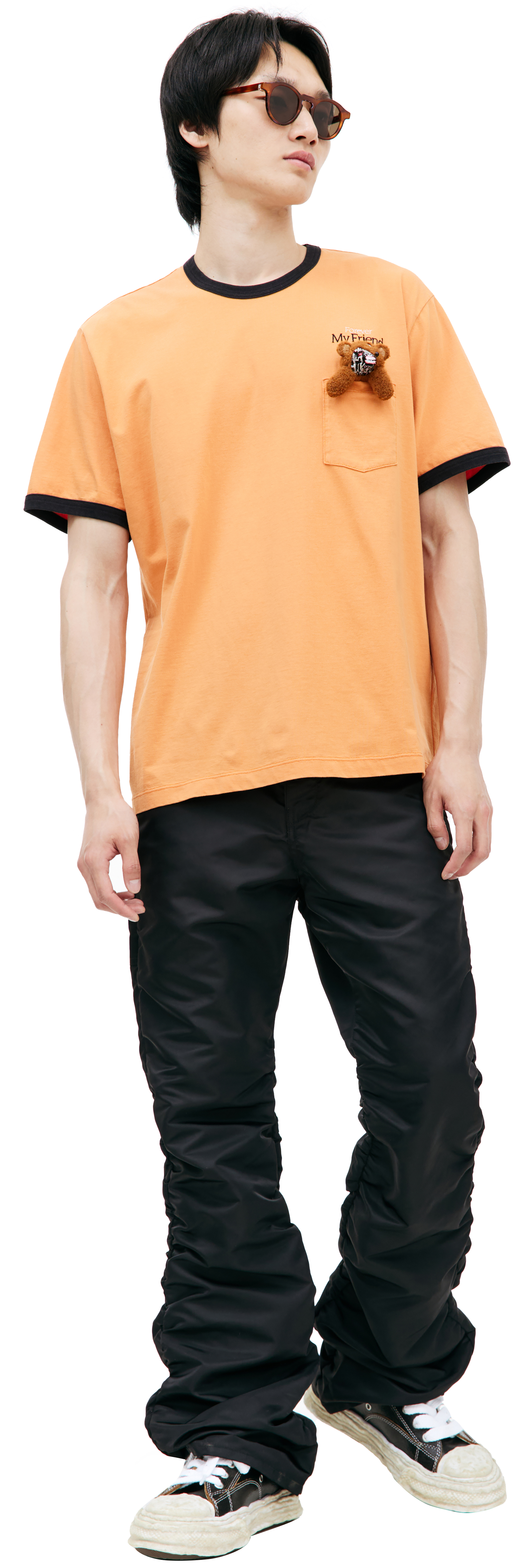 【関税込み】doublet オレンジ With My Friend Tシャツ dvwty1gd4ahjkidydcx3yh6g9pzkj1