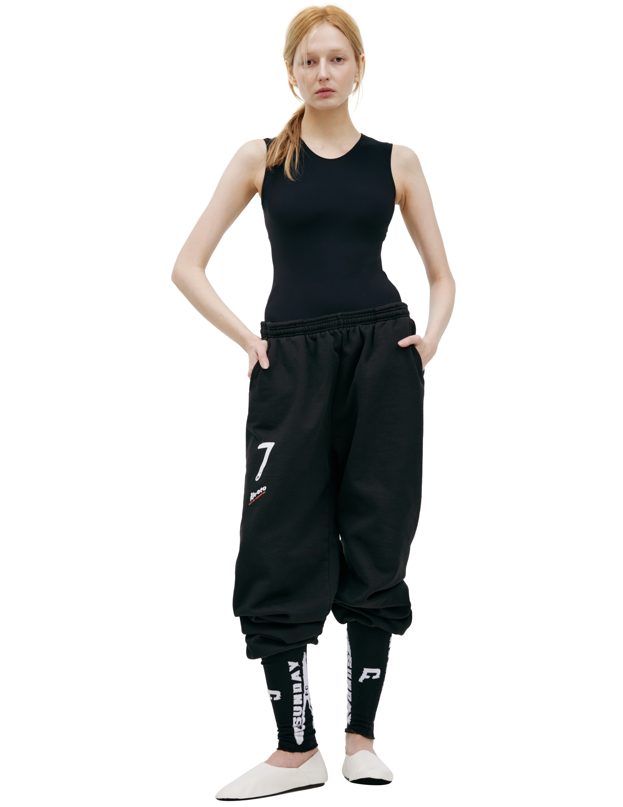 PROTOTYPES SWEATPANTS WITH ELASTICIZED INSERTS