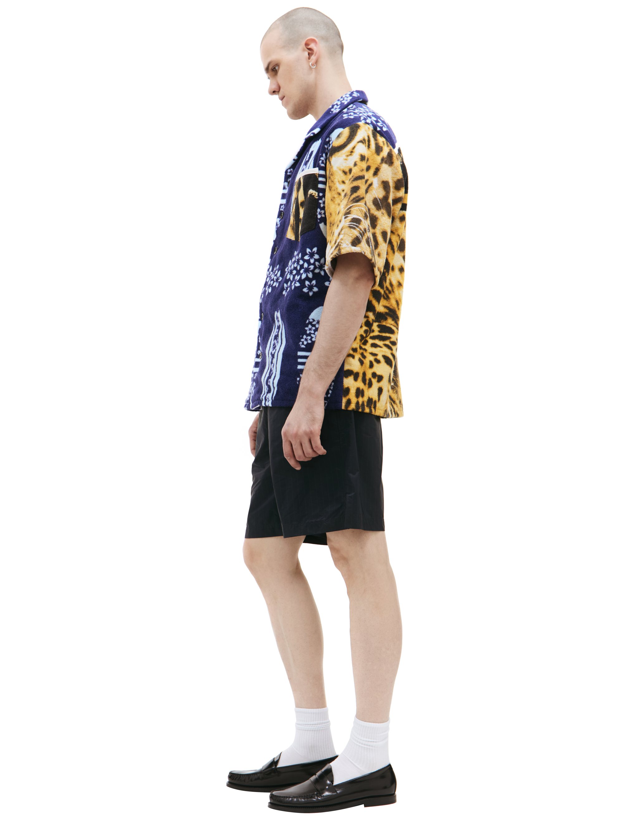 Shop Marine Serre Animal Printed Shirt In Multicolor