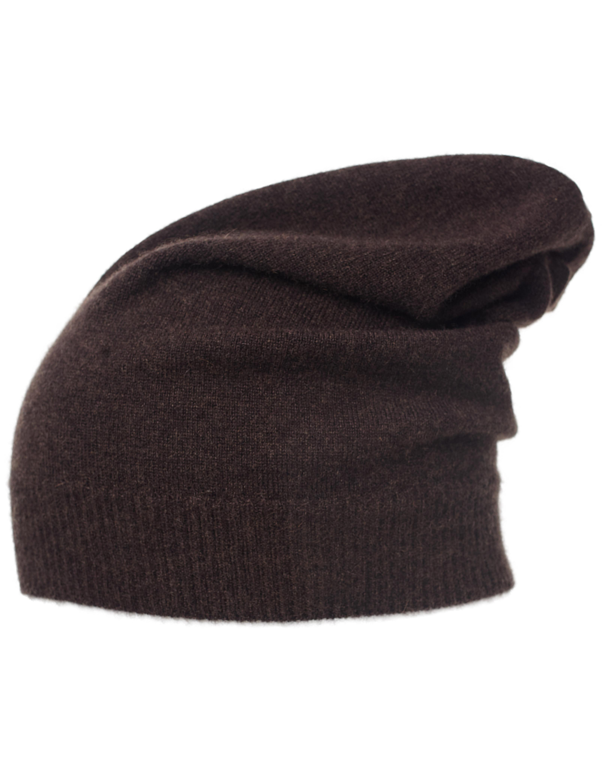The Row Brown Cashmere Beanie In Burgundy