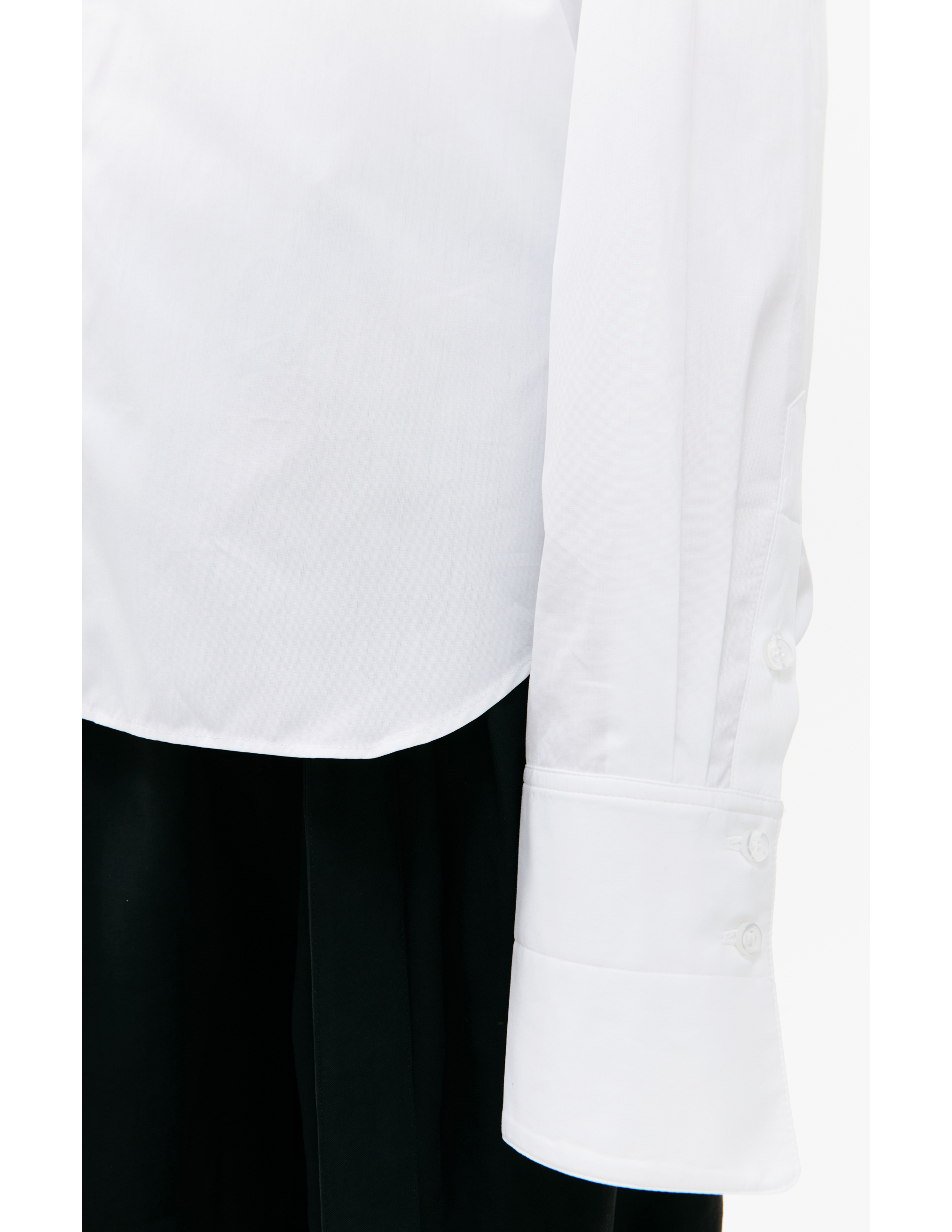 Shop Louis Gabriel Nouchi White Cotton Shirt