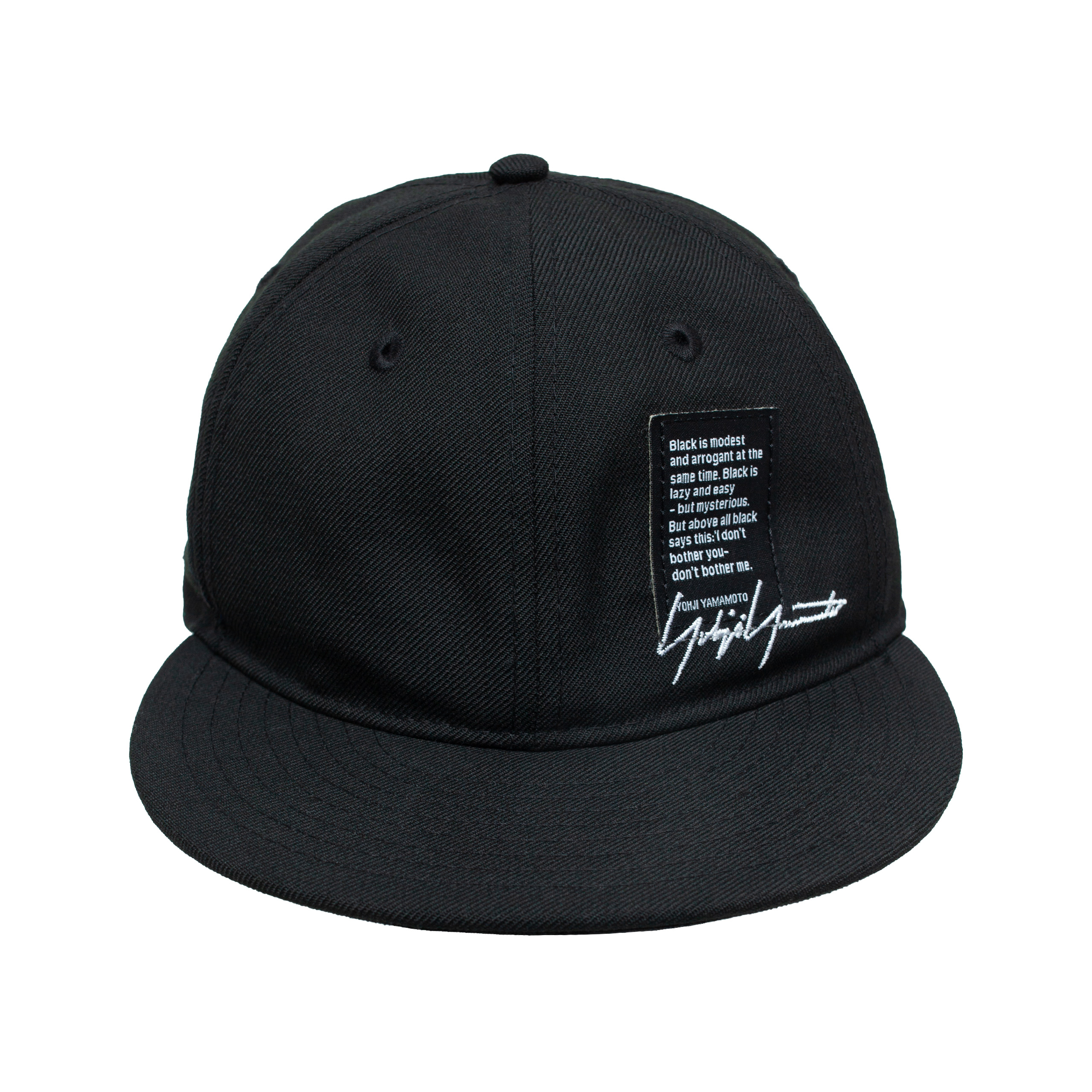 NEWERR ヨウジヤマモト Buy Yohji Yamamoto men black x new era cap for $280 online