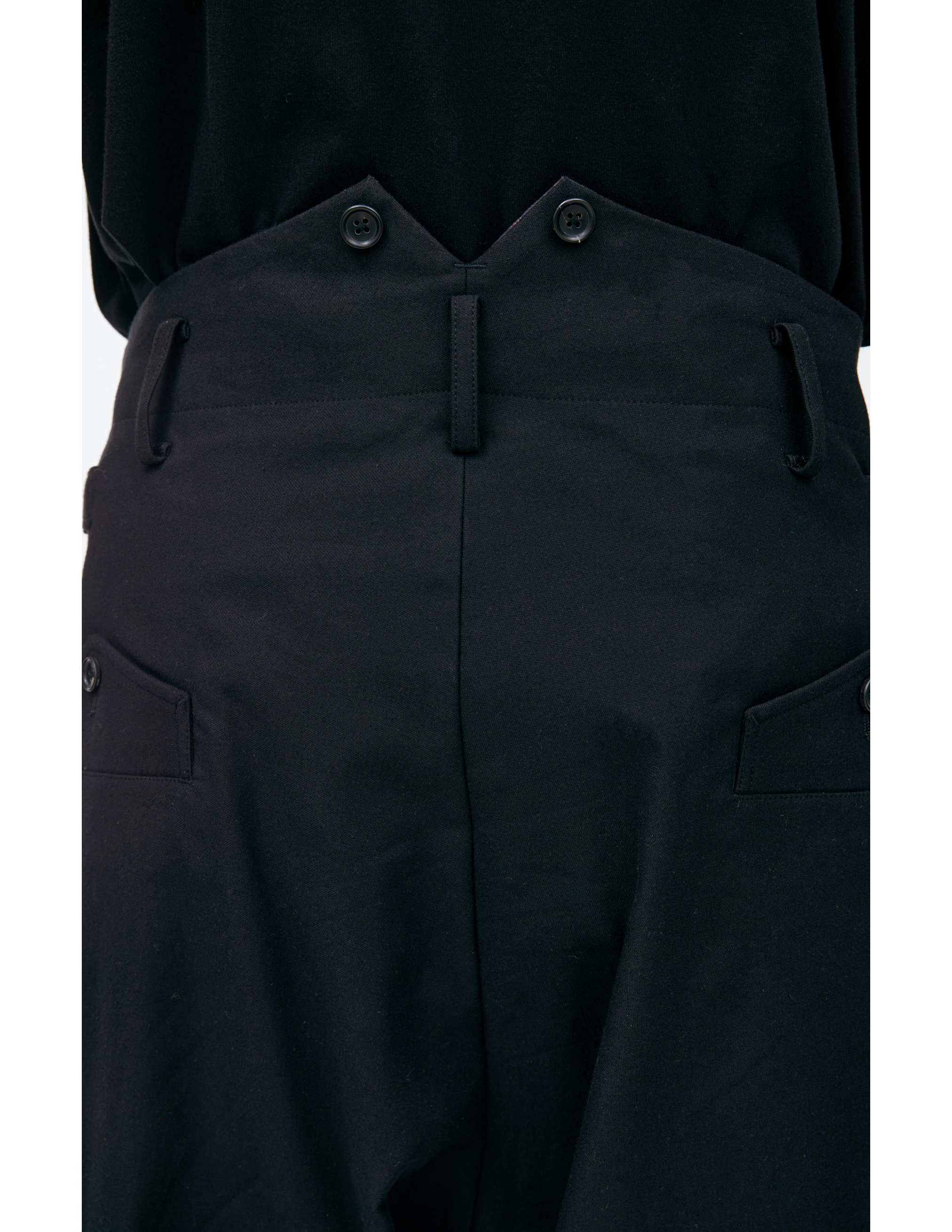 Yohji Yamamoto Animalistic Print Trousers In Black