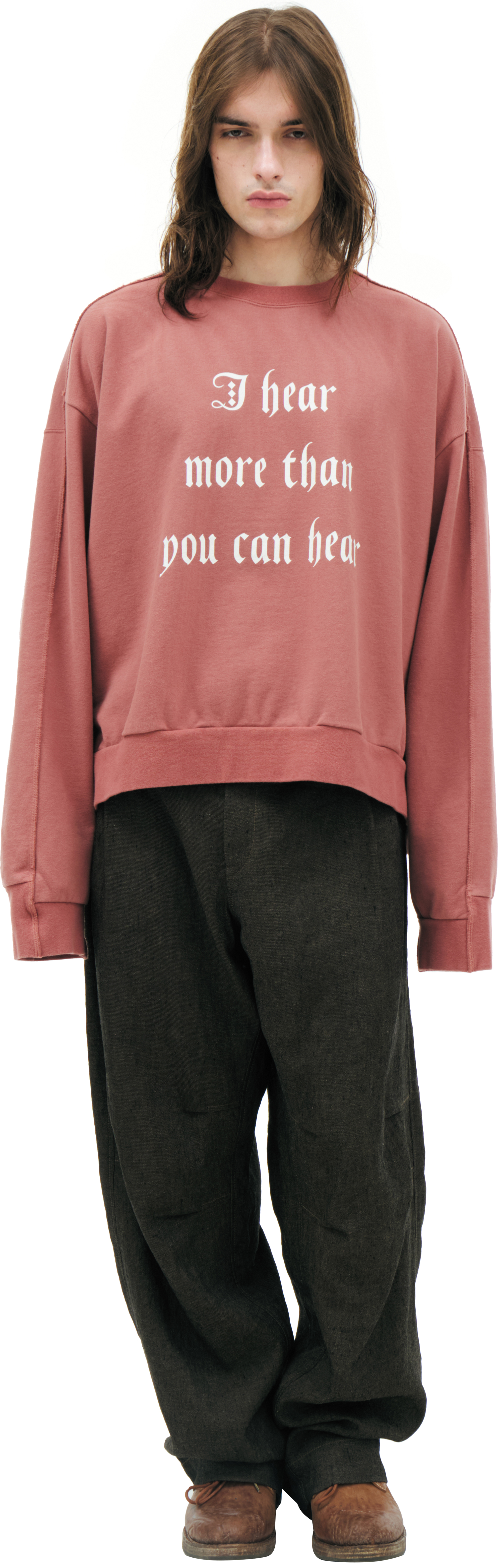 Buy Undercover men brown printed cotton sweatshirt for $420 online