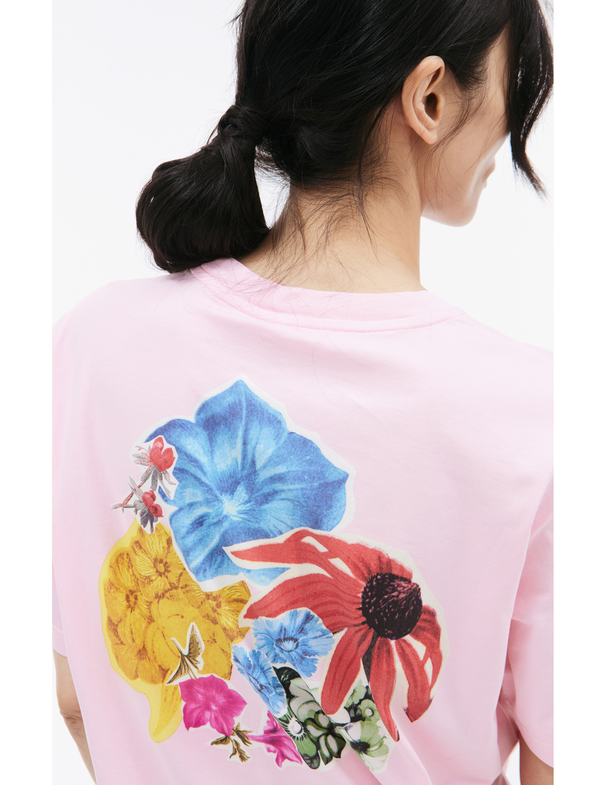 Shop Marni Printed Cotton T-shirt In Pink