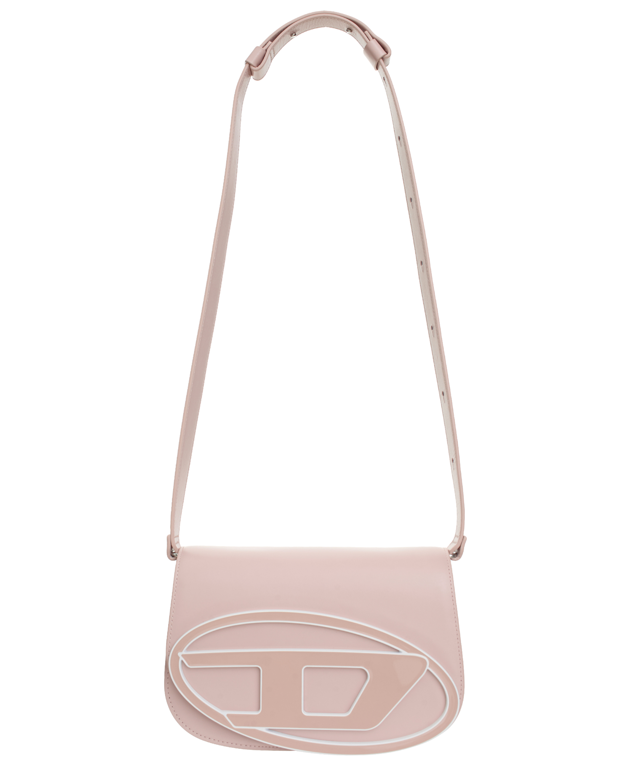 Shop Diesel Leather Shoulder Bag 1dr In Pink