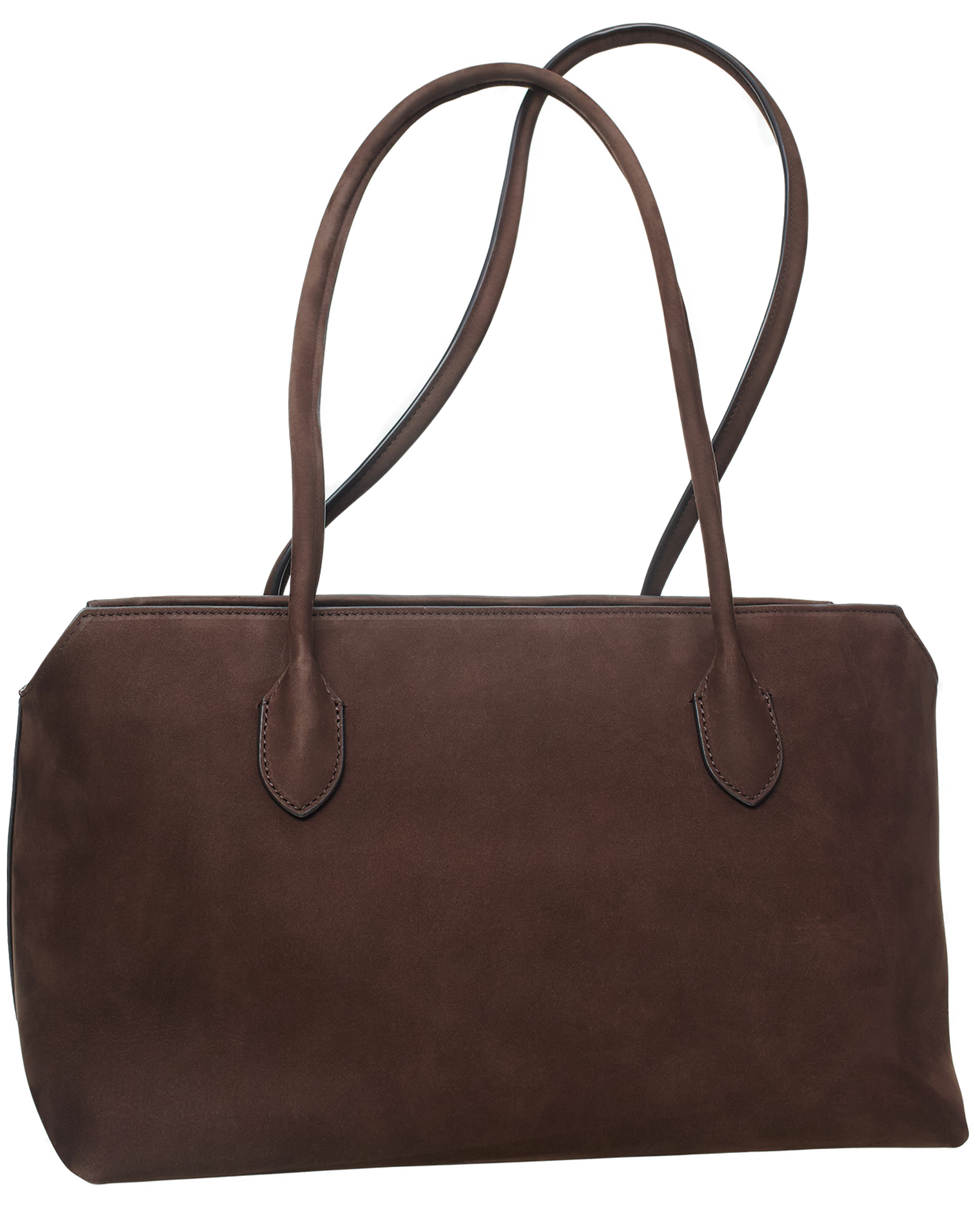Buy The Row women dark brown leather bag terrasse for €5,450