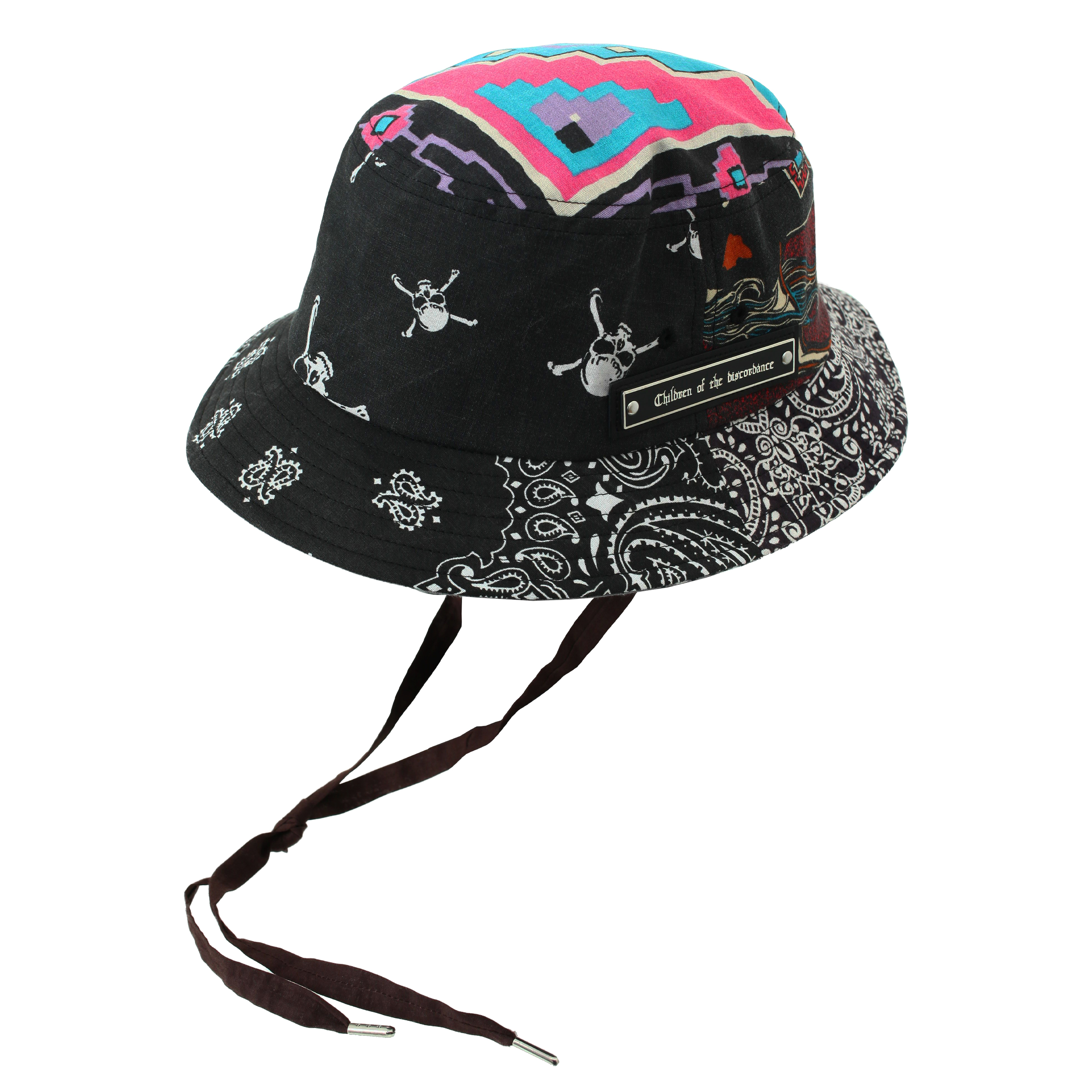 Children of the Discordance Bandana Hat with Mask - Black