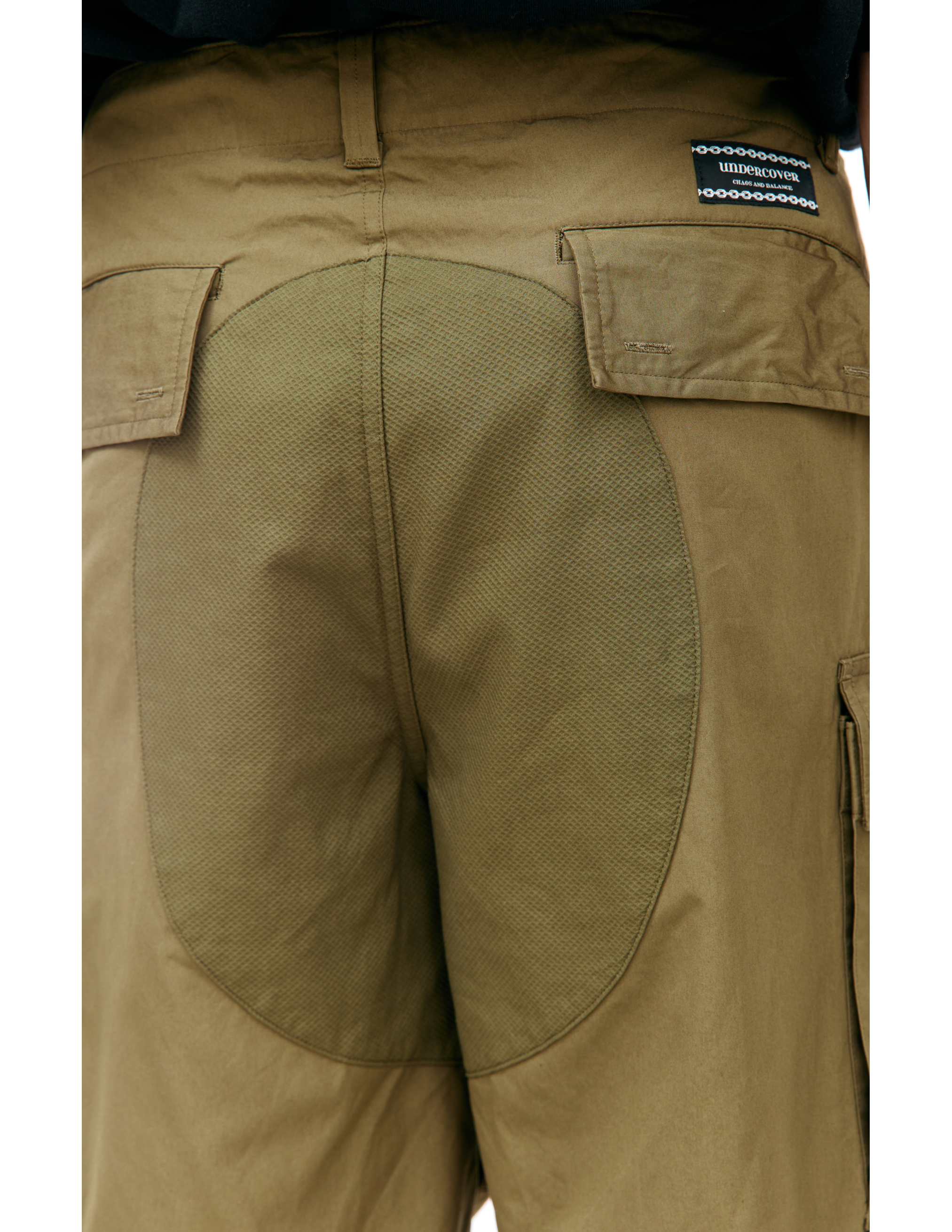 Shop Undercover Khaki Cargo Shorts