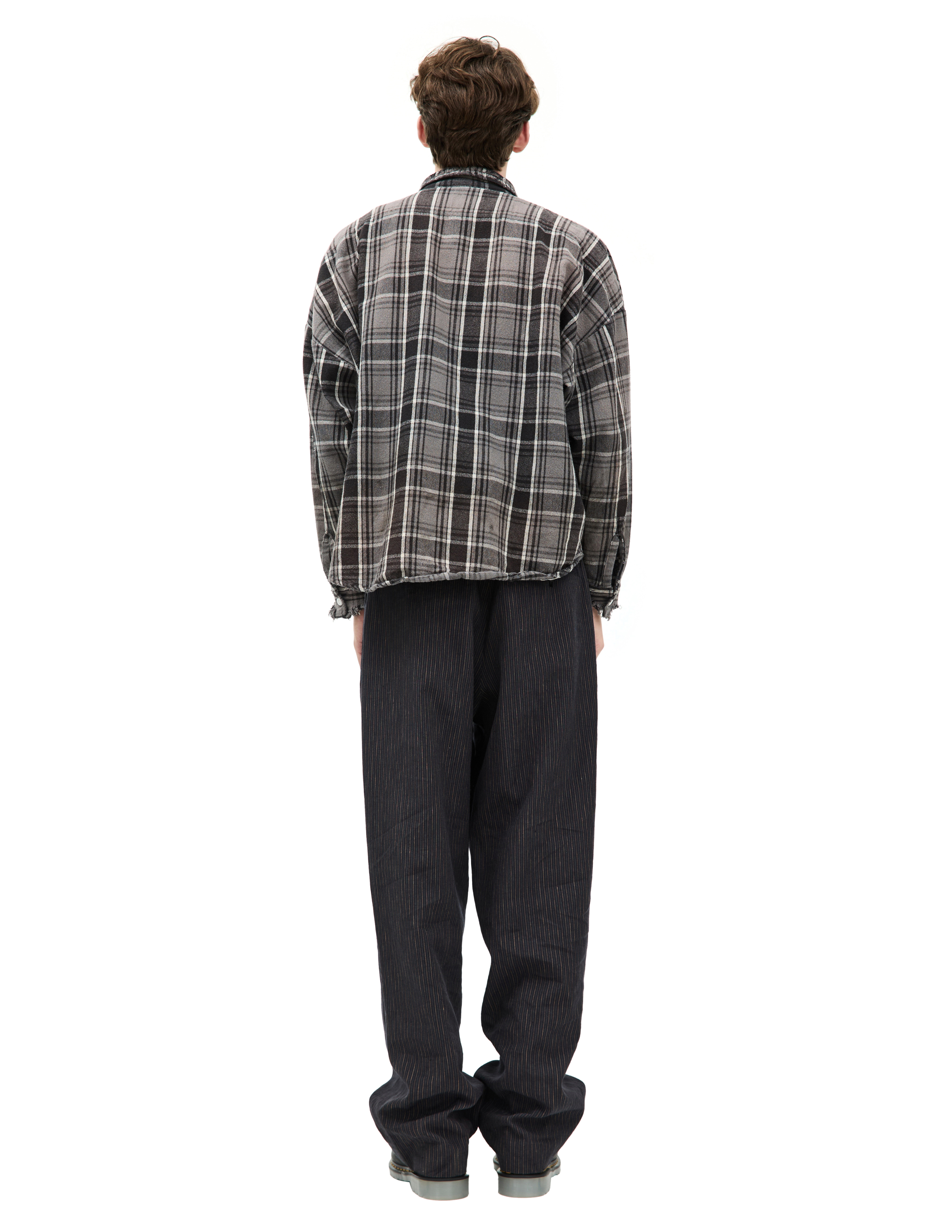 Saint Mxxxxxx Grey Button-down Shirt In Grey
