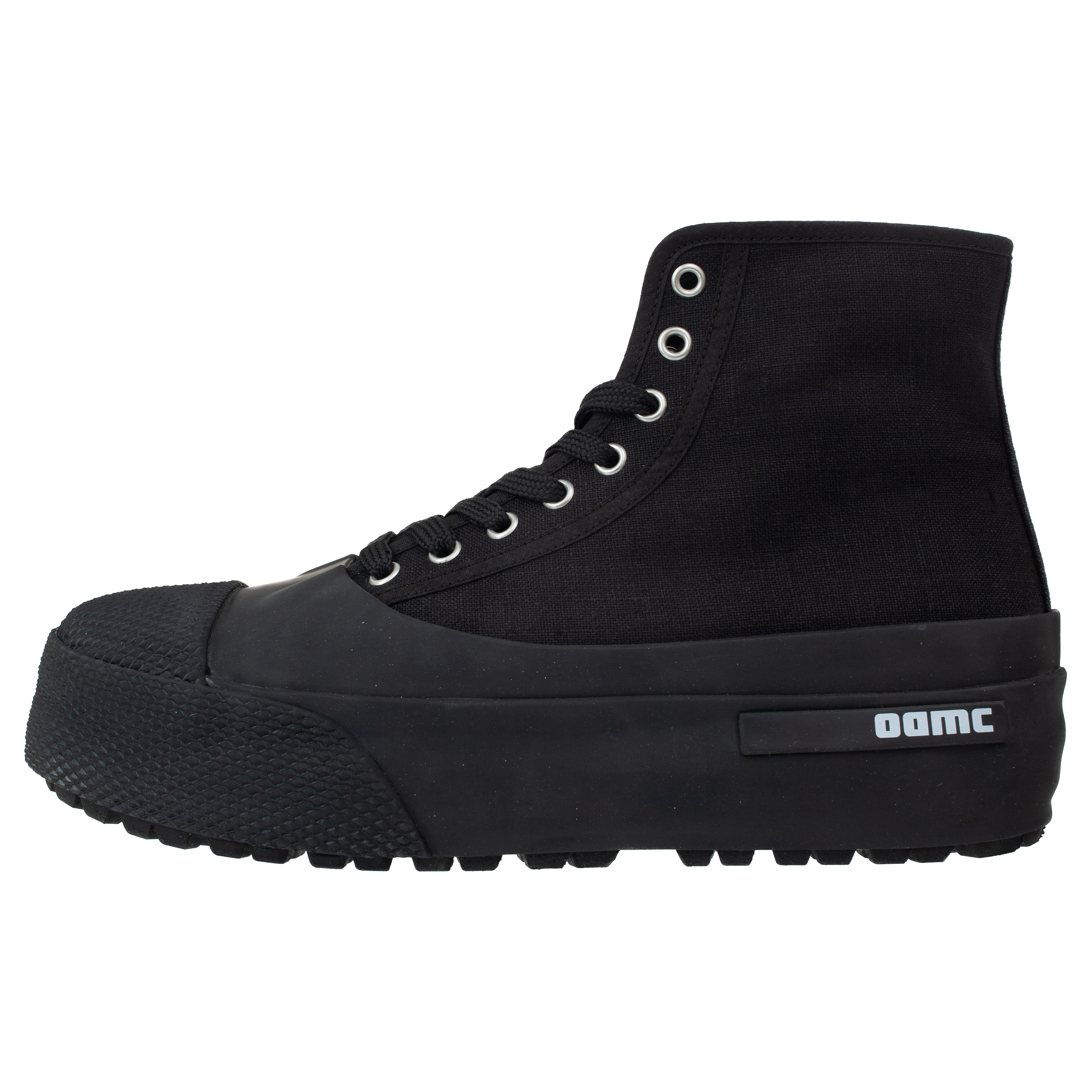Shop Oamc Ridge Vulc High Top Sneakers In Black