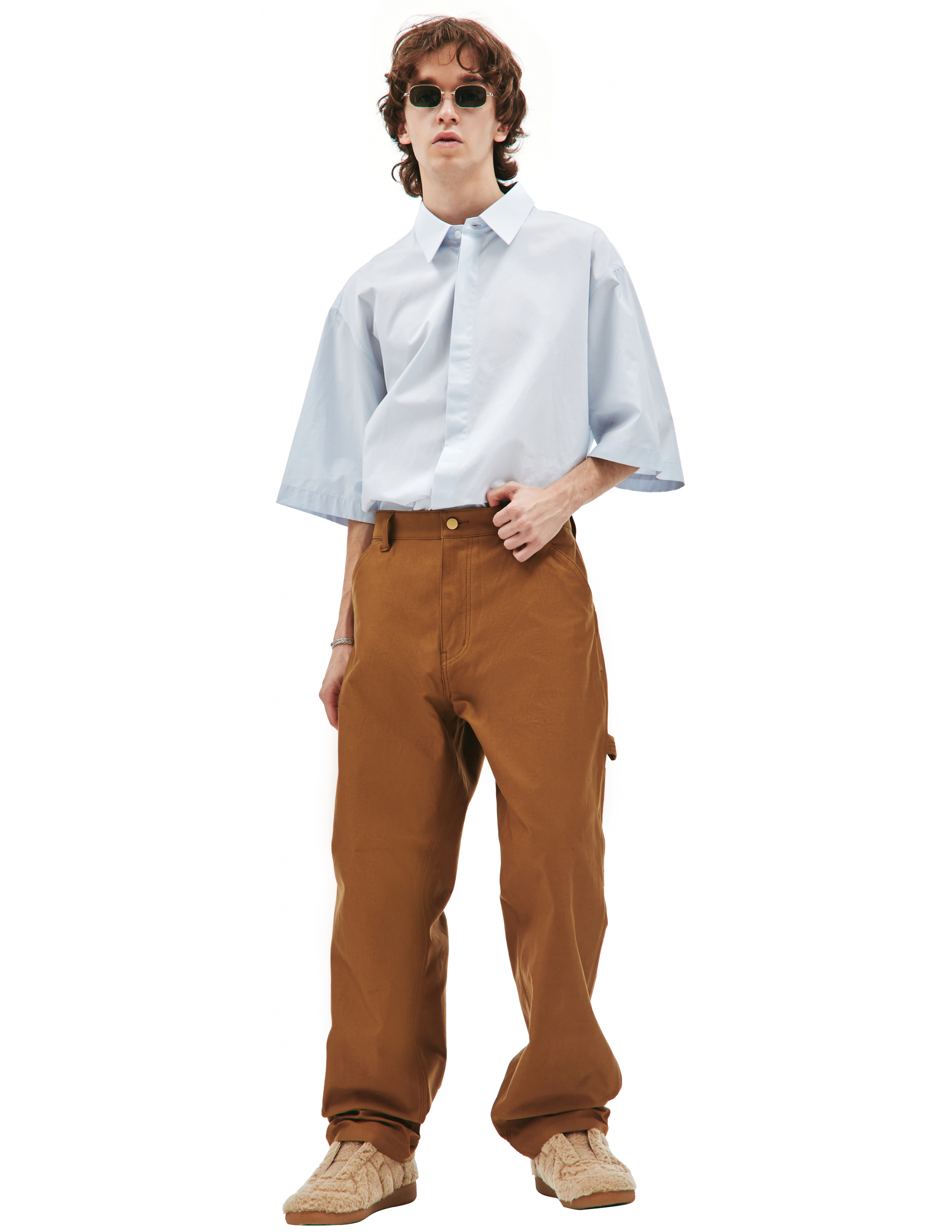 Junya Watanabe Junya Watanabe x Carhartt Pants Brown