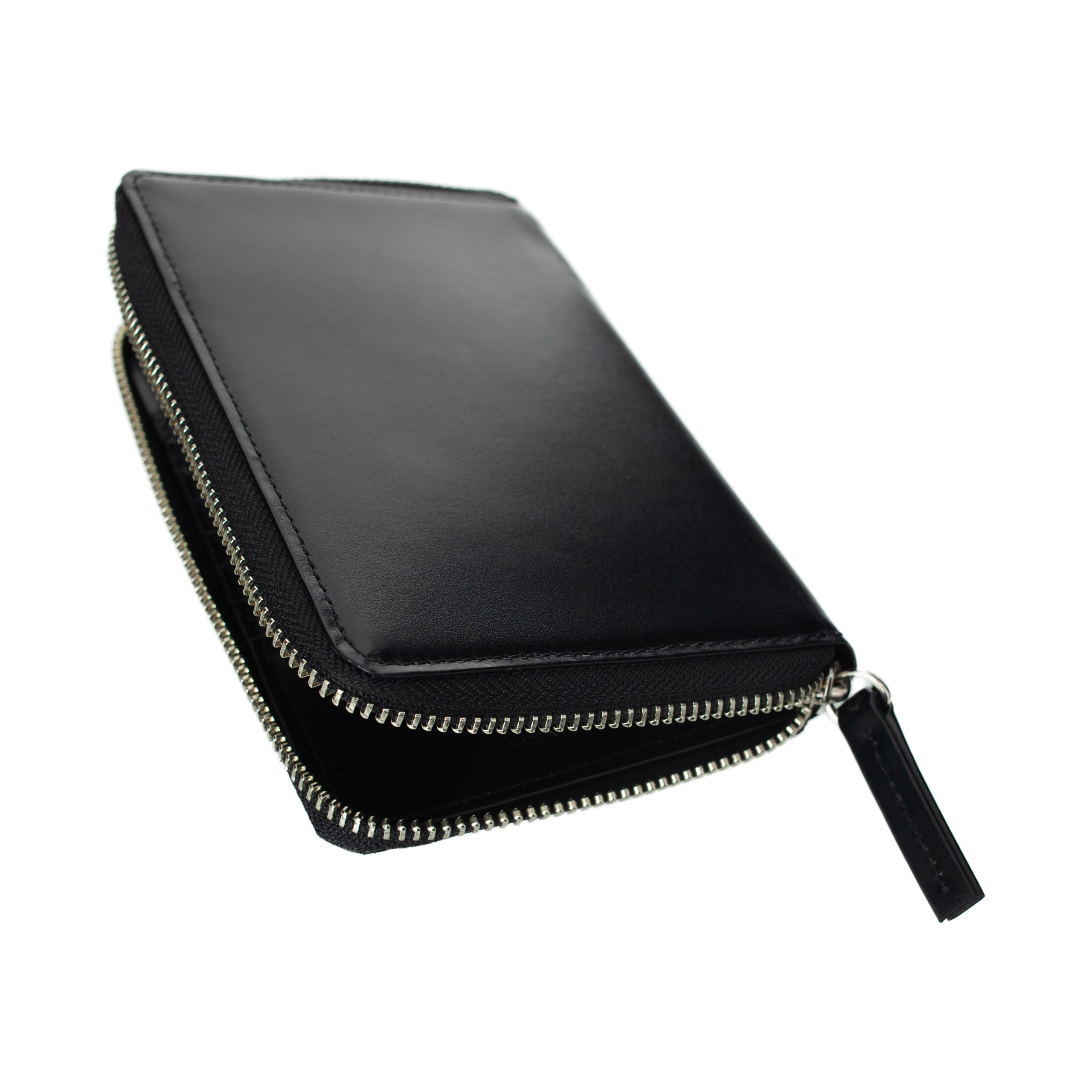 Shop Y's Leather Wallet In Black