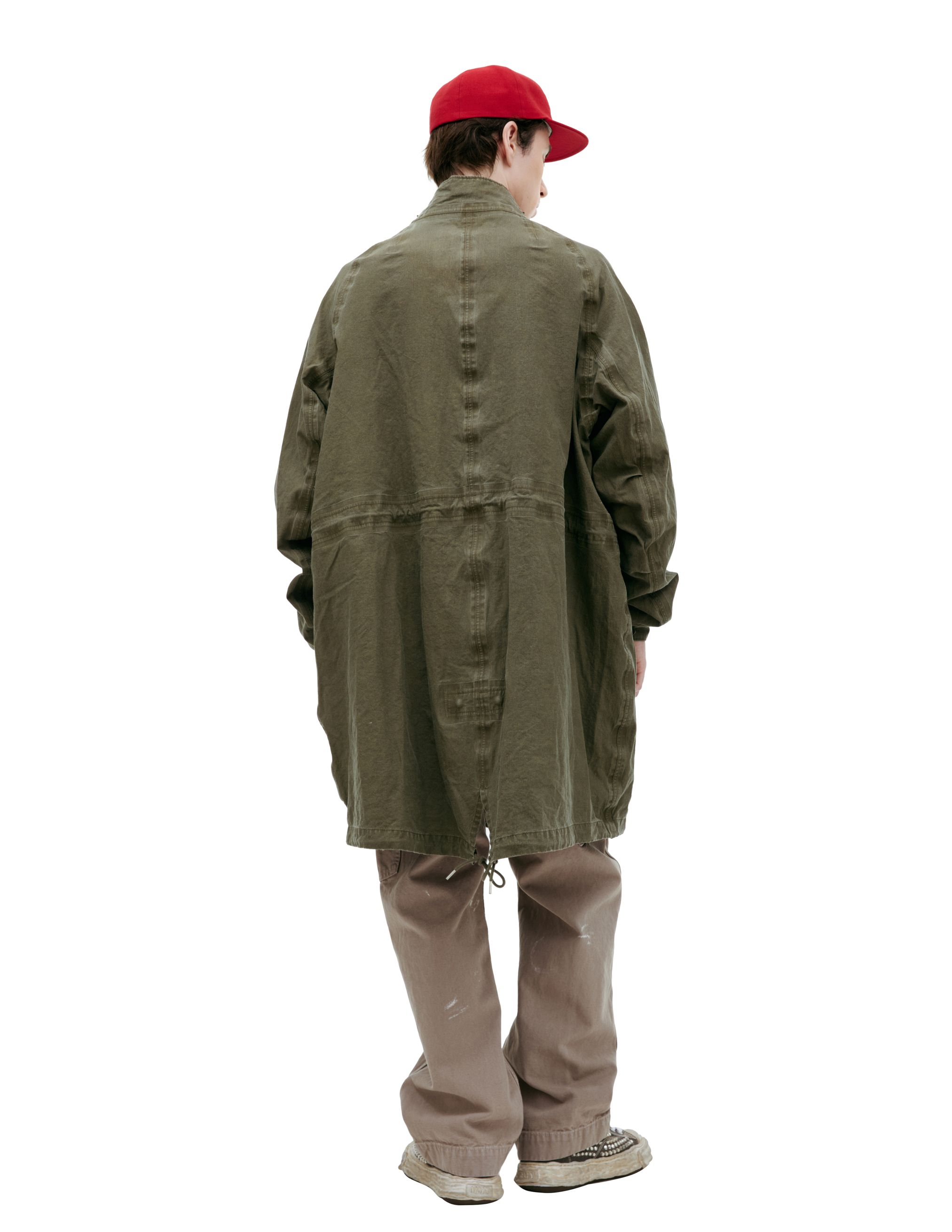 Visvim Хаки Парка На Молнии In Khaki