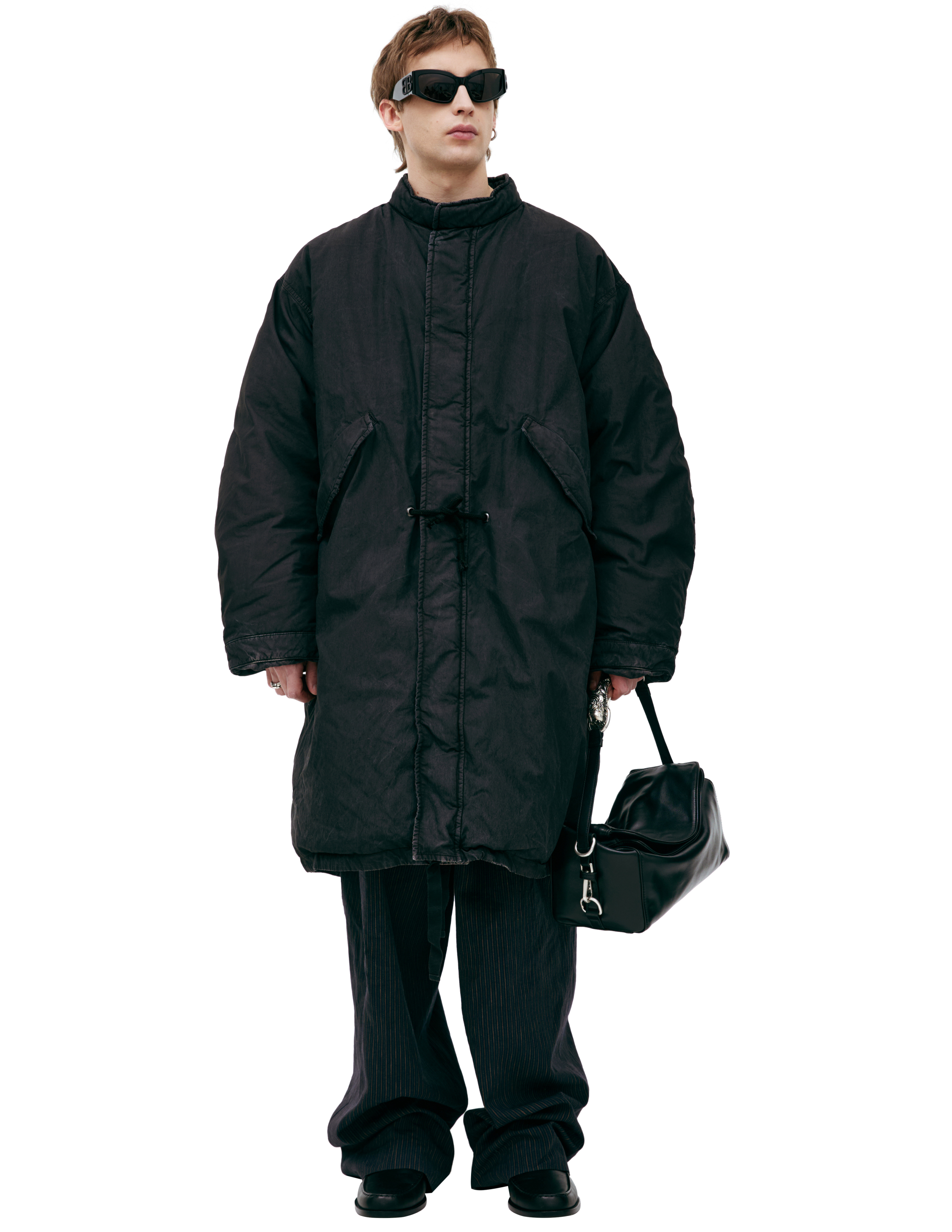 Enfants Riches Deprimes Black Cotton Parka In Black