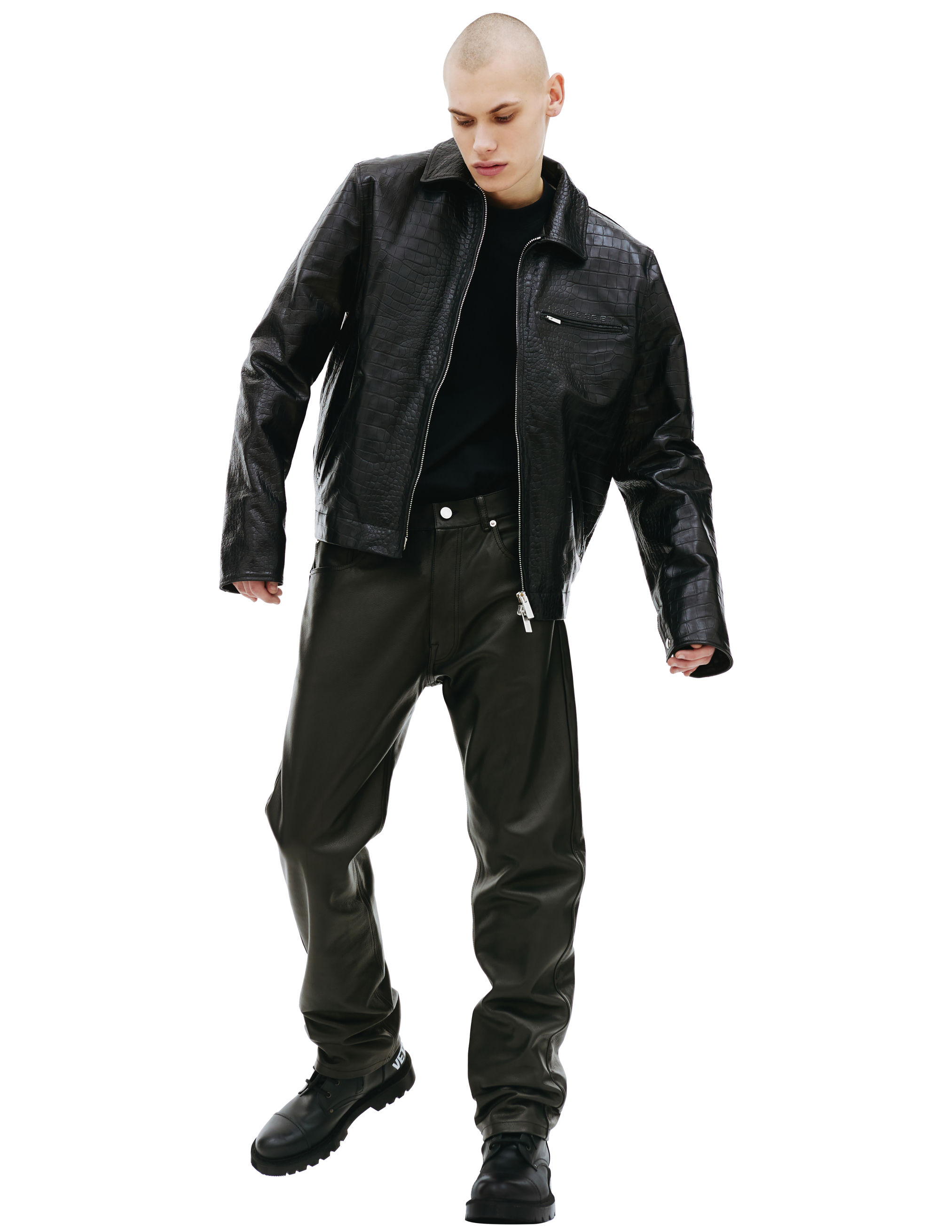 VTMNTS Black leather jacket