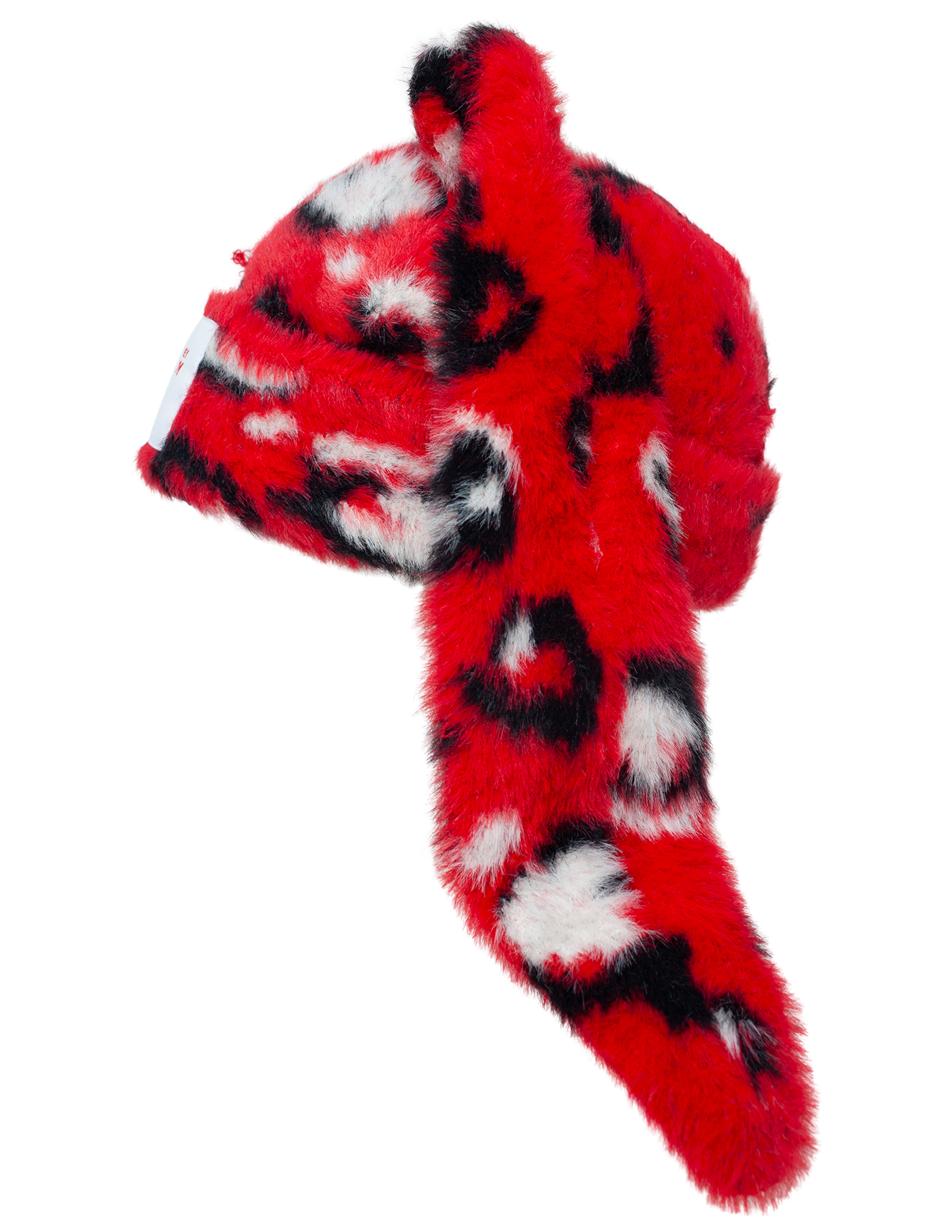 Charles Jeffrey Loverboy Red Beanie With Ears In Red
