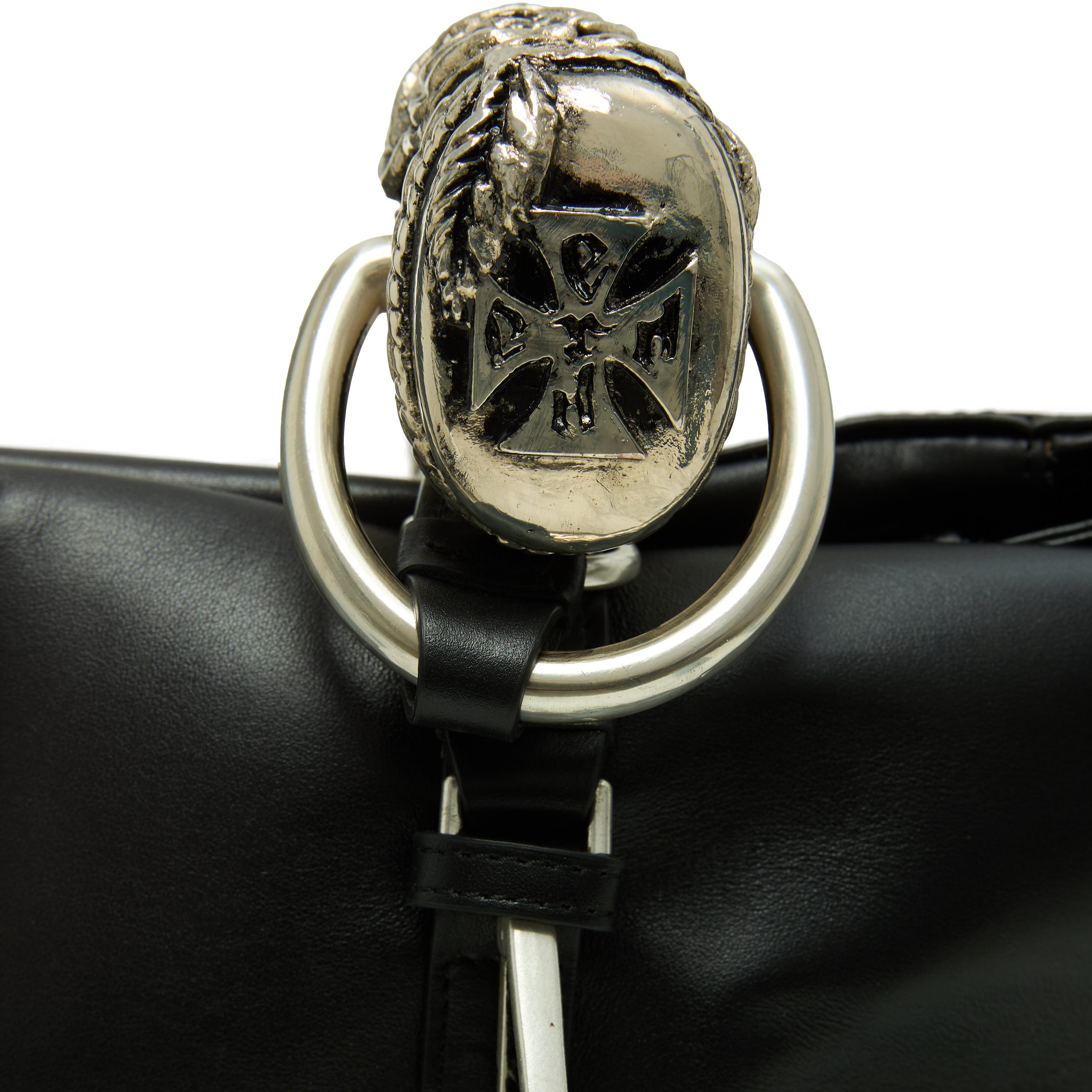 Enfants Riches Deprimes Weekend Rose Handle Bag In Black