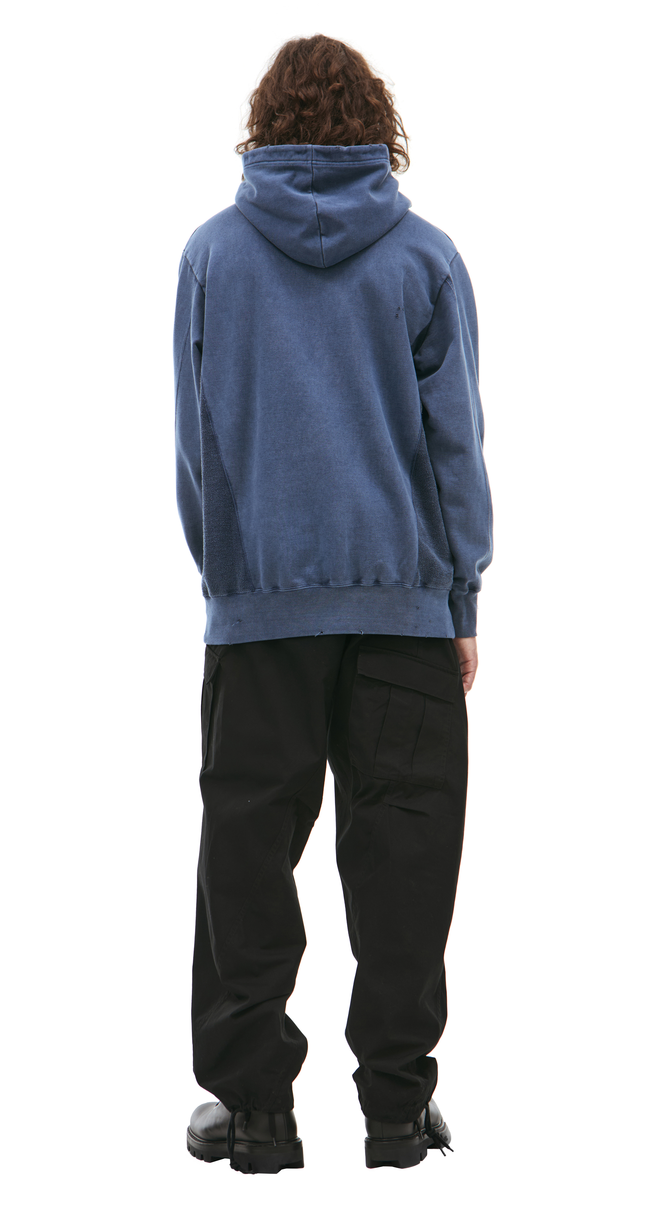 【国内買付】UNDERCOVER MENS ダメージ加工 HOODIE コットン 国内買付】UNDERCOVER MENS ダメージ加工 HOODIE コットン