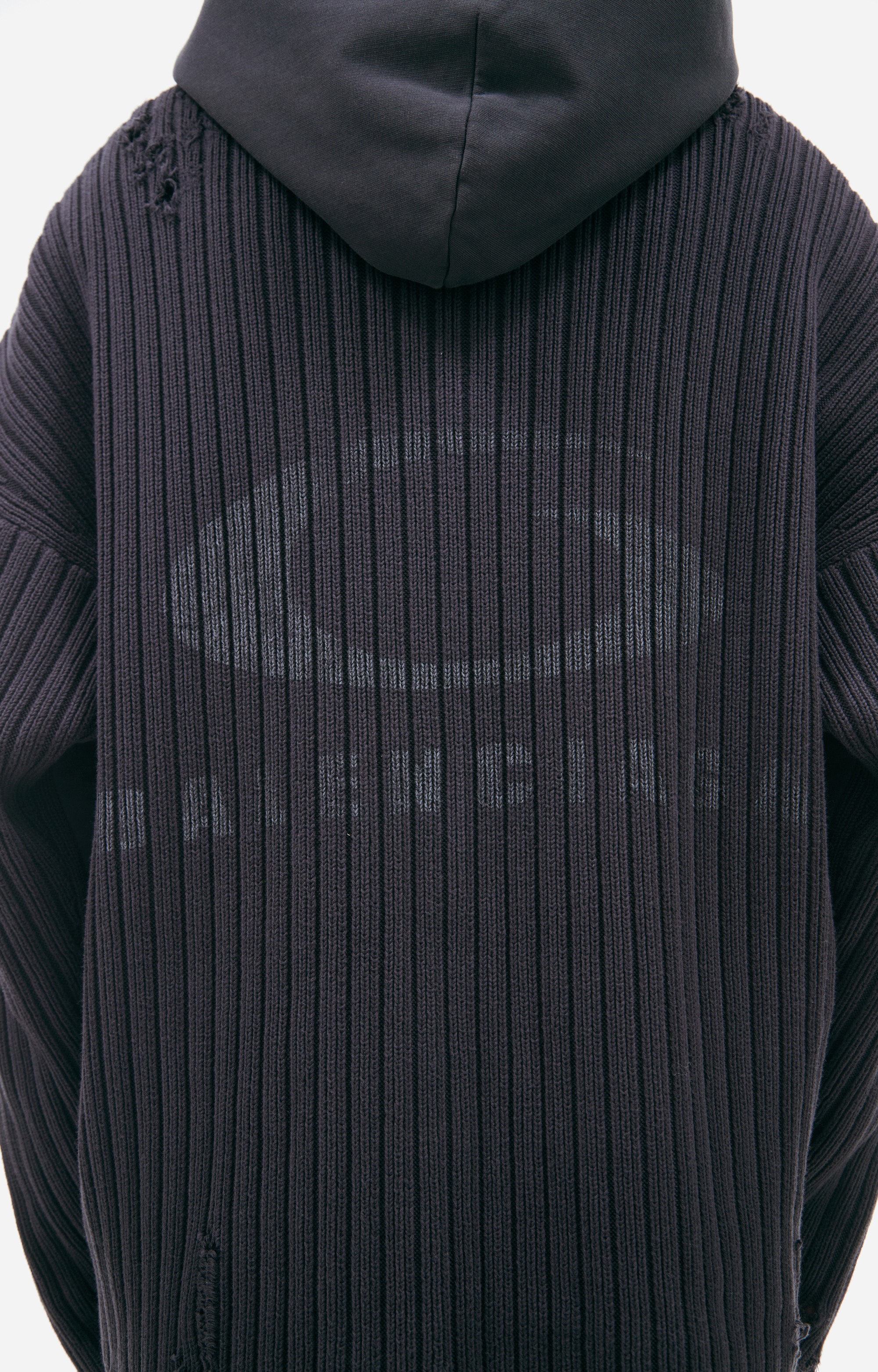 BALENCIAGA グレー フーディ Sサイズ Authentic* Balenciaga Turn Wide Oversized Gray Hoodie