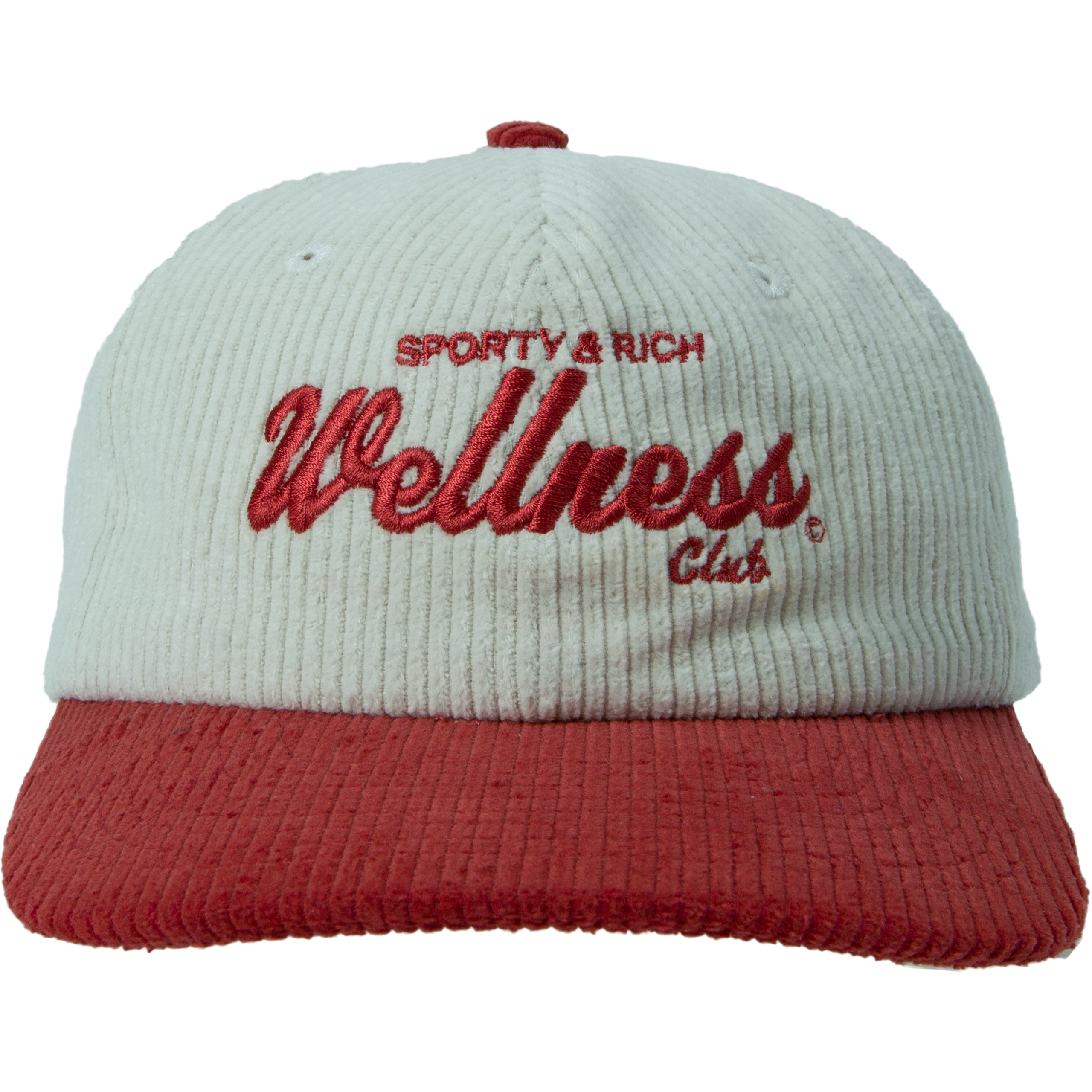 Sporty And Rich 'wellness' Courduroy Cap In Multicolor