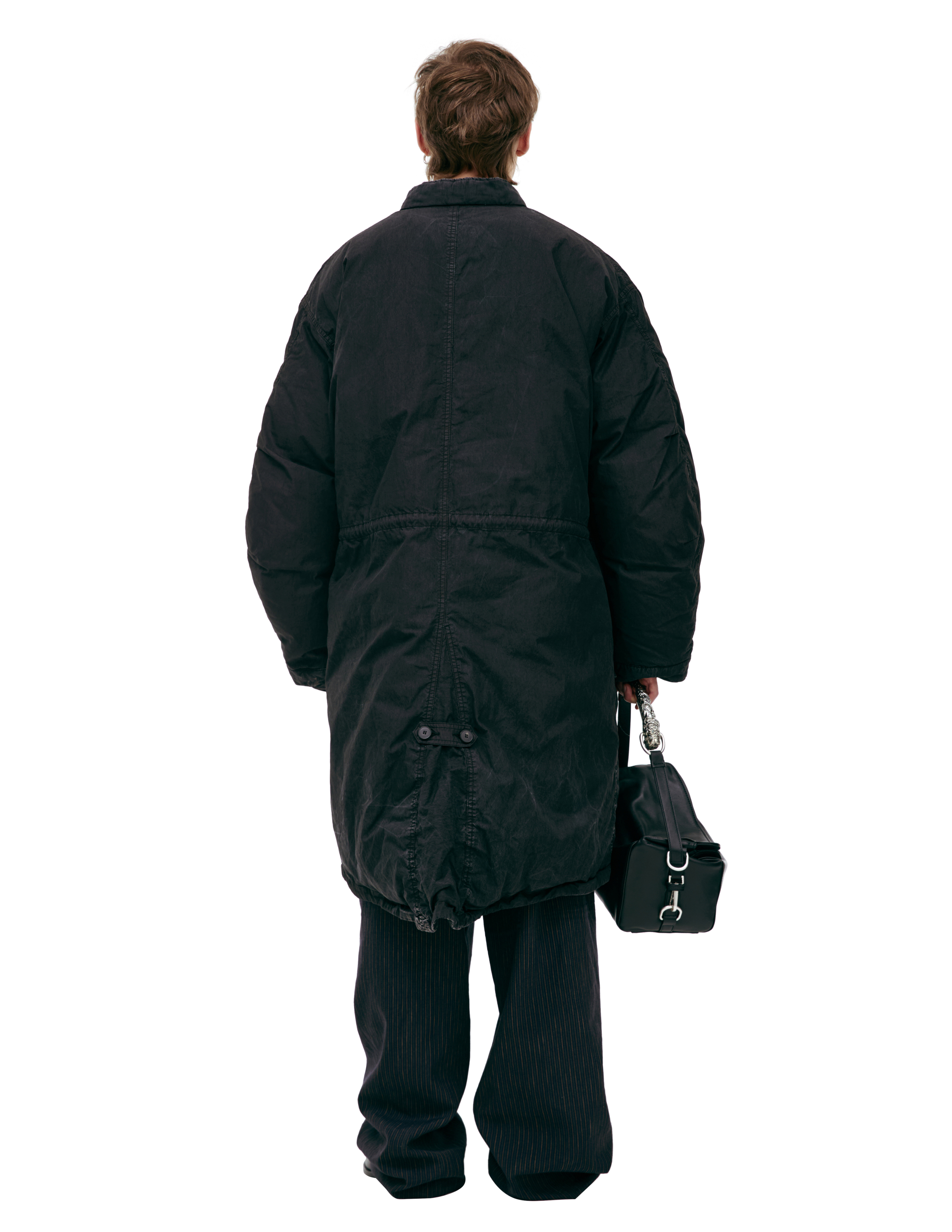 Enfants Riches Deprimes Black Cotton Parka In Black