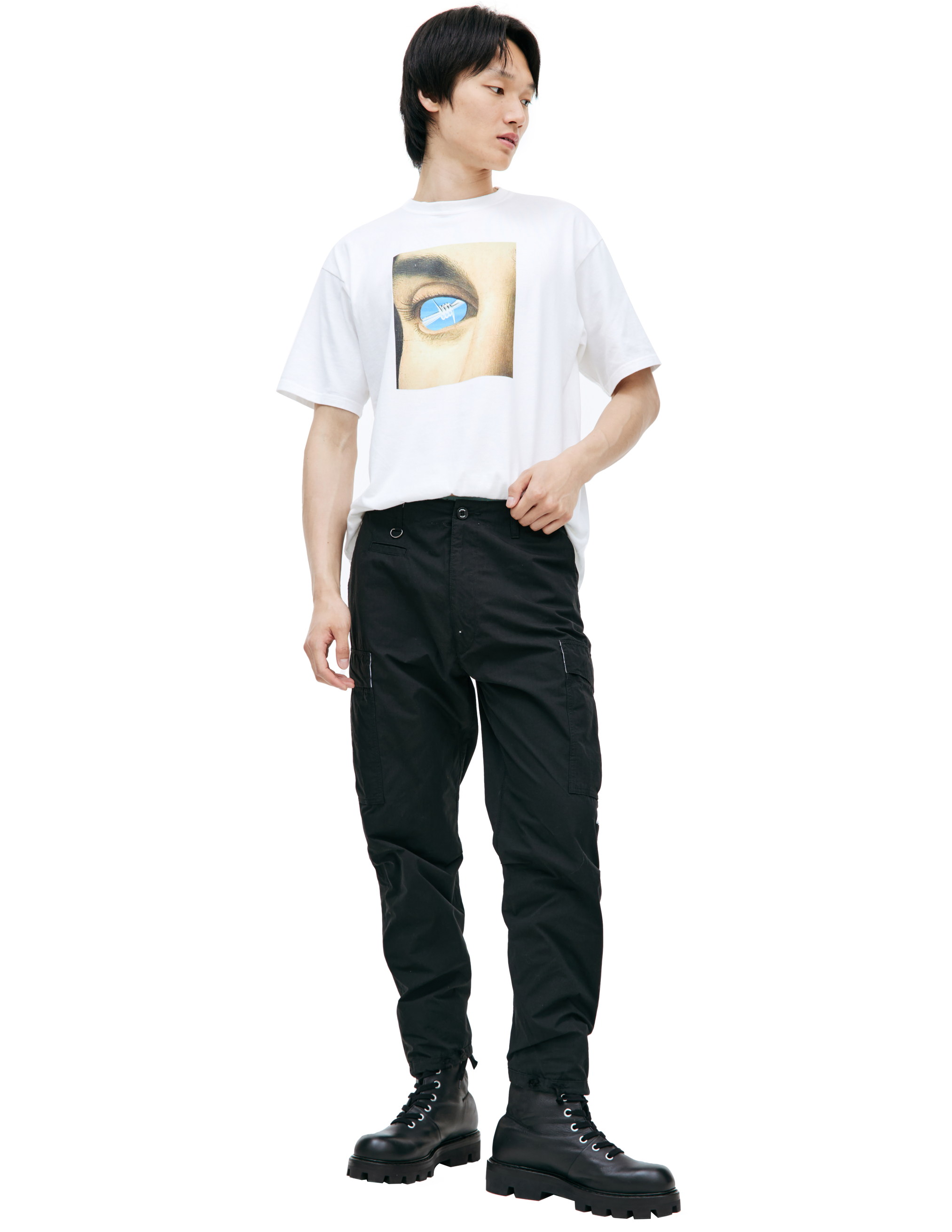 Shop Undercover Black Cargo Trousers