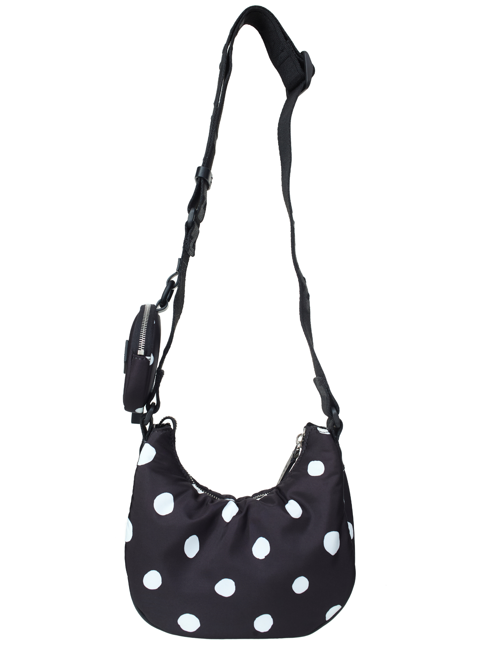 Shop Marni Crossbody Bag With Coin Holder In Black