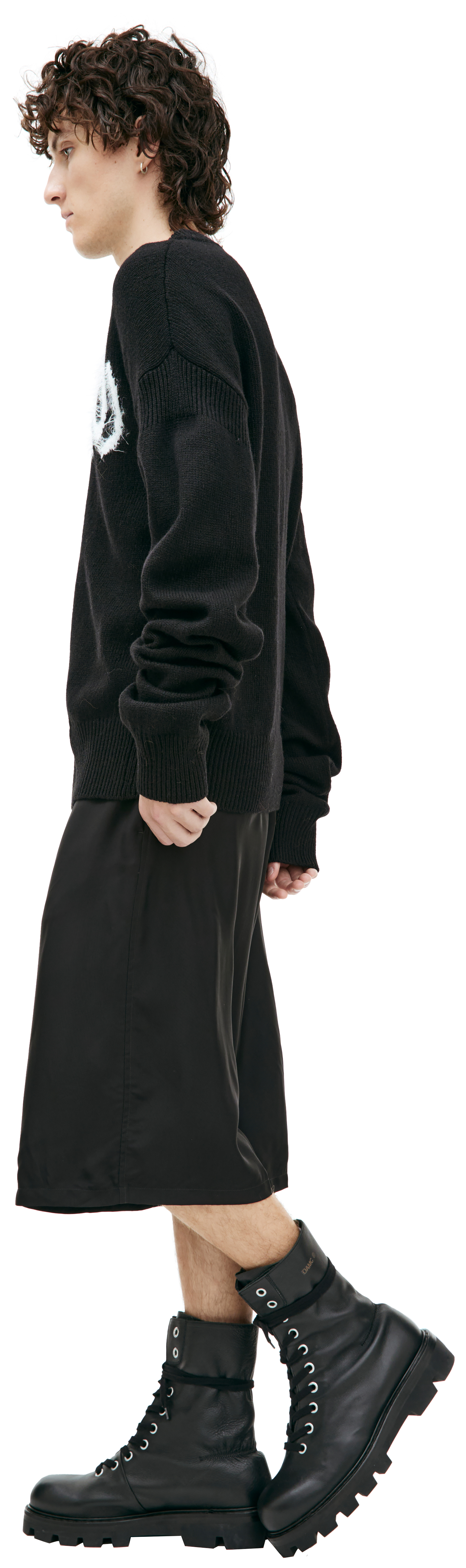 Buy Marni men black wool logo sweater for $463 online on SV77