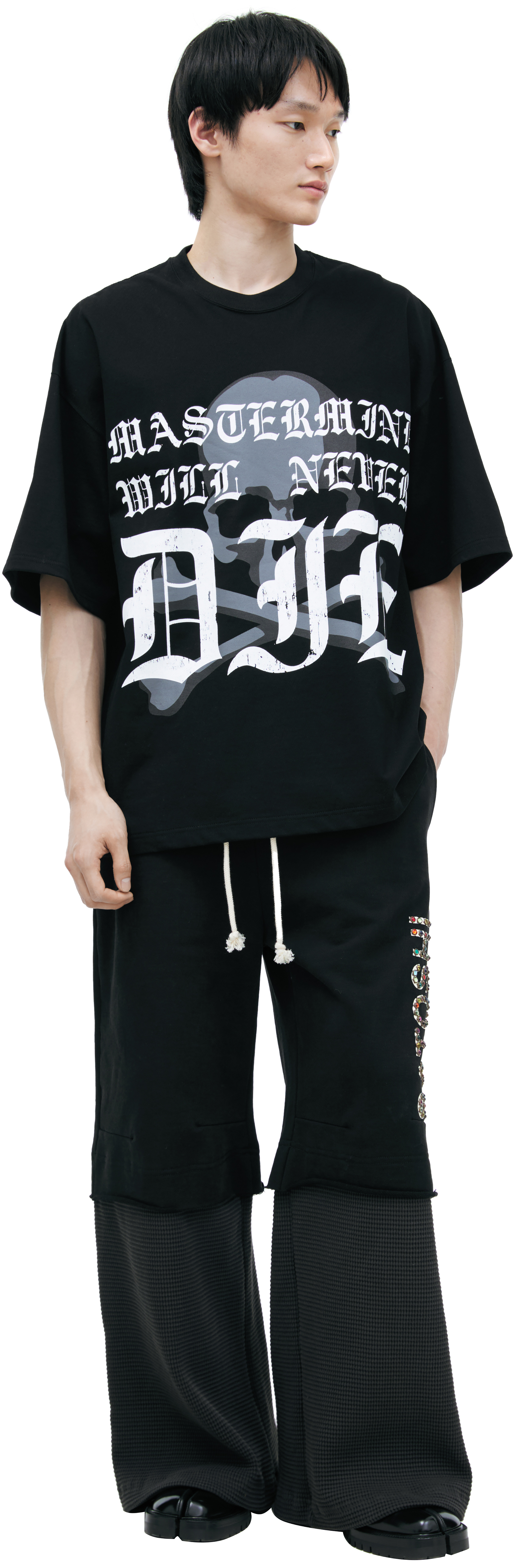 EVERLAST × MASTERMIND WORLD TEE XLサイズ Buy Mastermind WORLD men black will never die t-shirt for €565