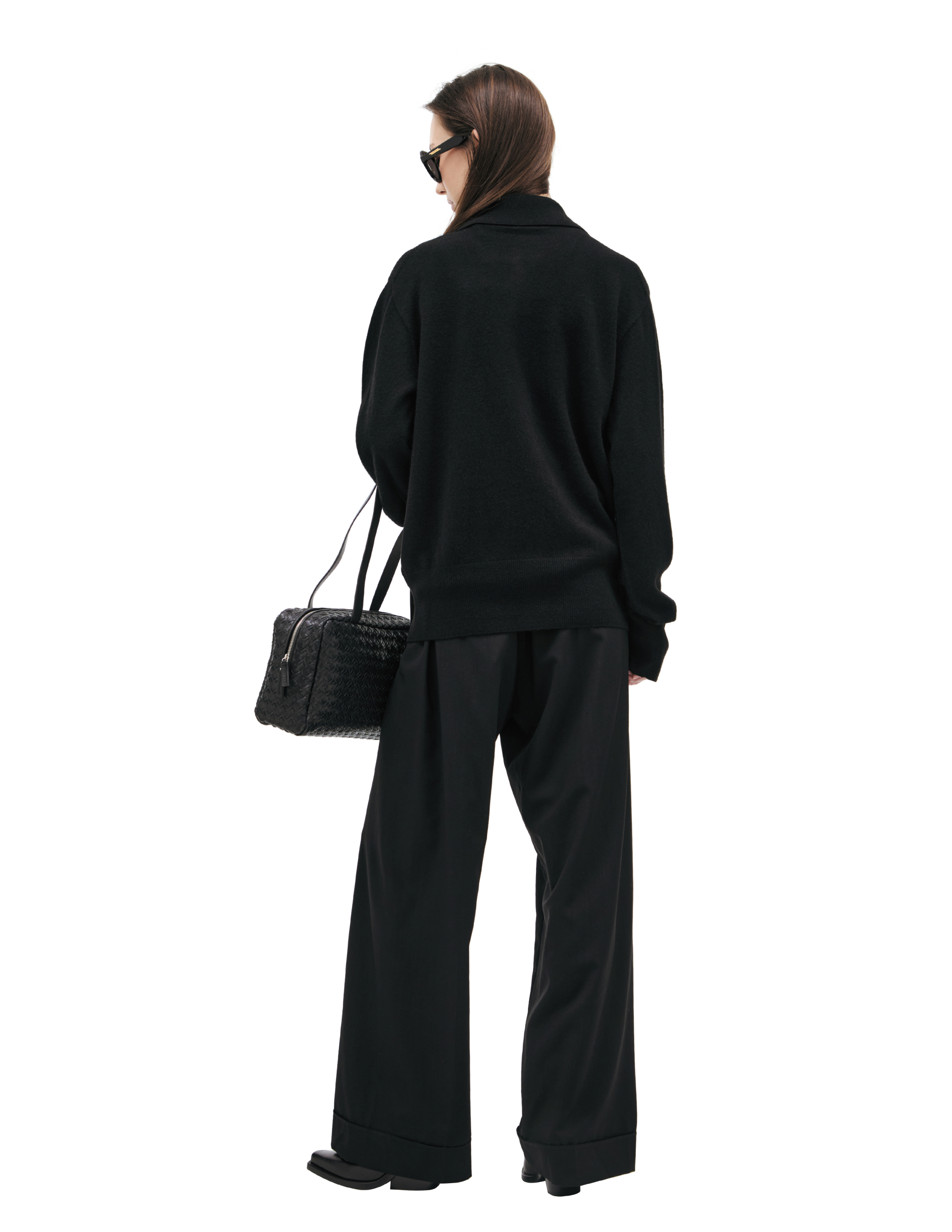 The Row Cashmere Button-down Cardigan In Black