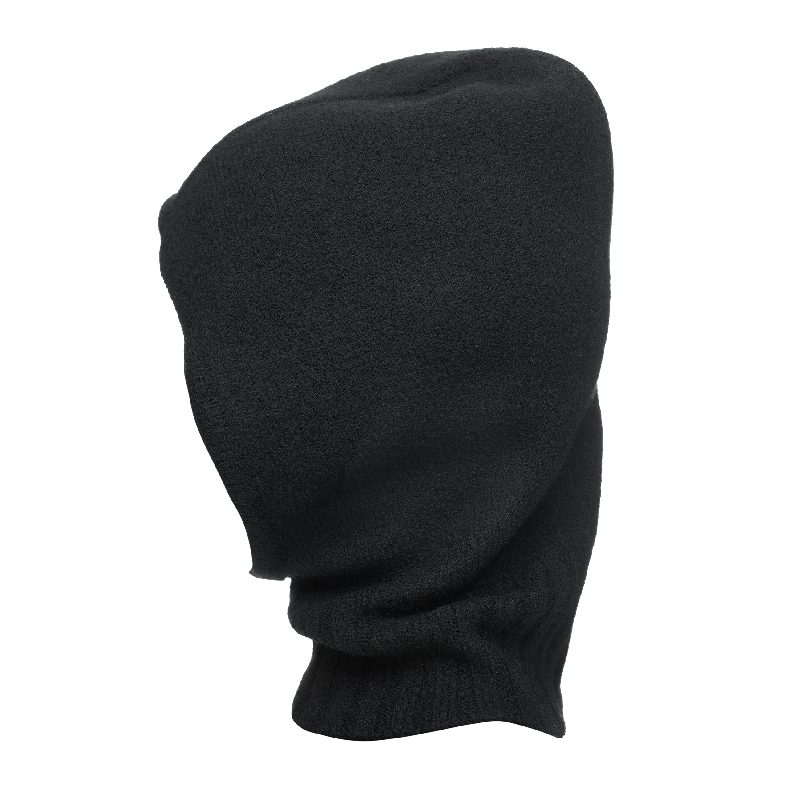 Shop Jil Sander Black Wool Balaclava