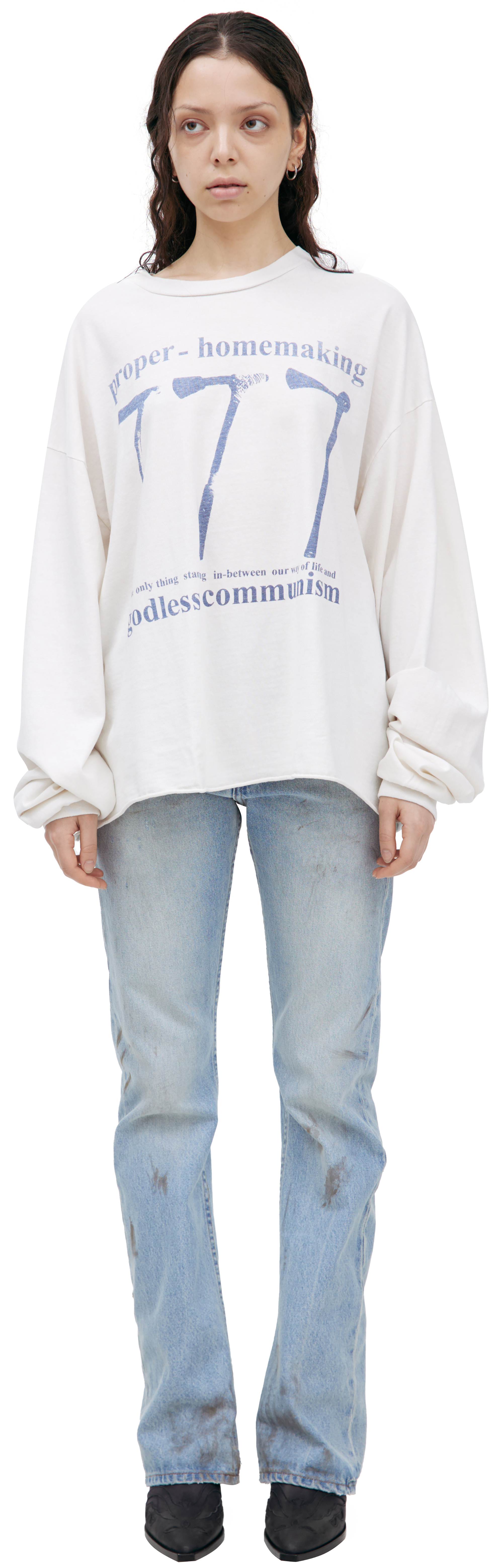 Buy Enfants Riches Déprimés women white longsleeve with