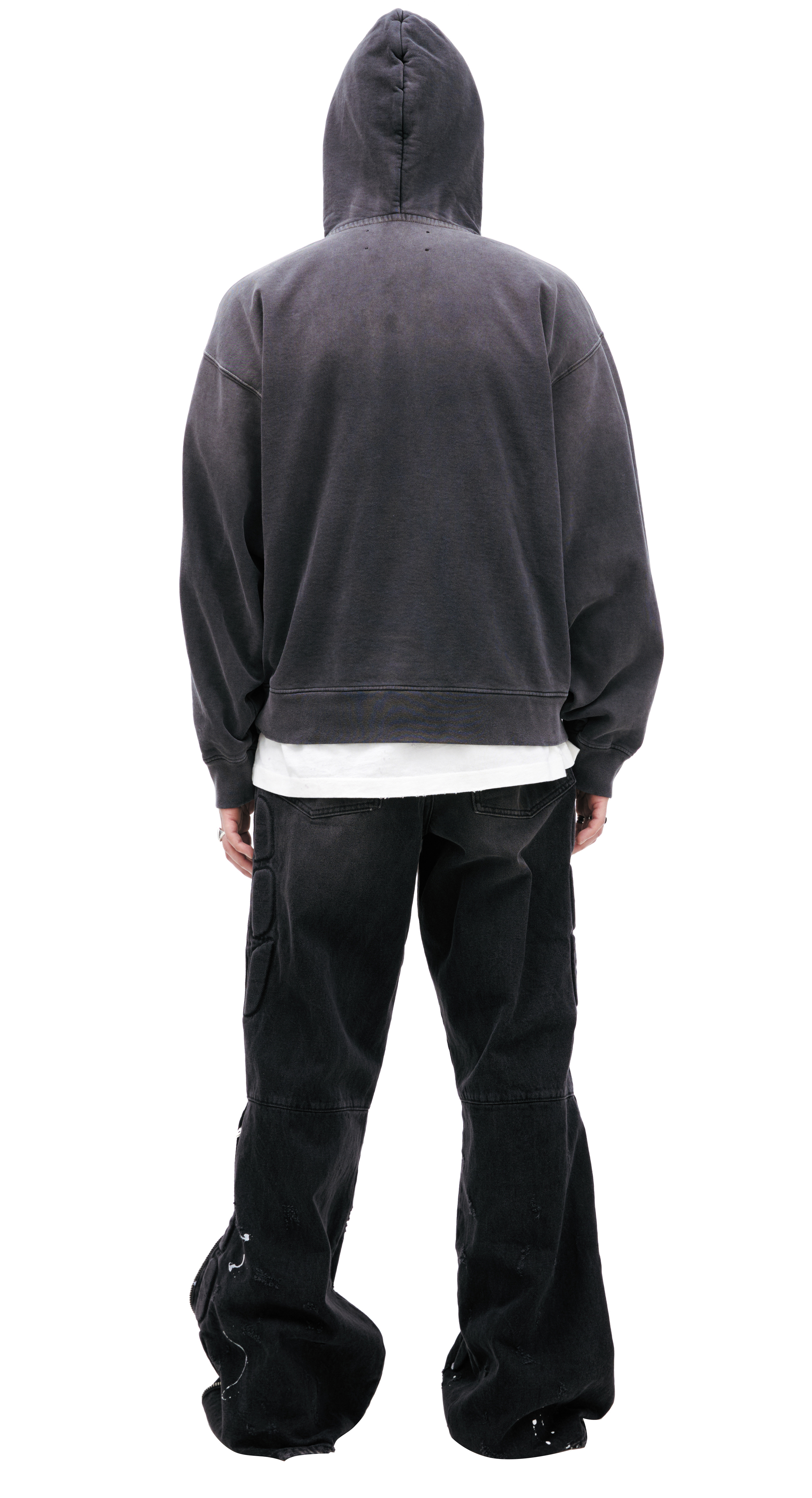 Buy Satoshi Nakamoto men grey hoodie satoshi sybernetik for $875